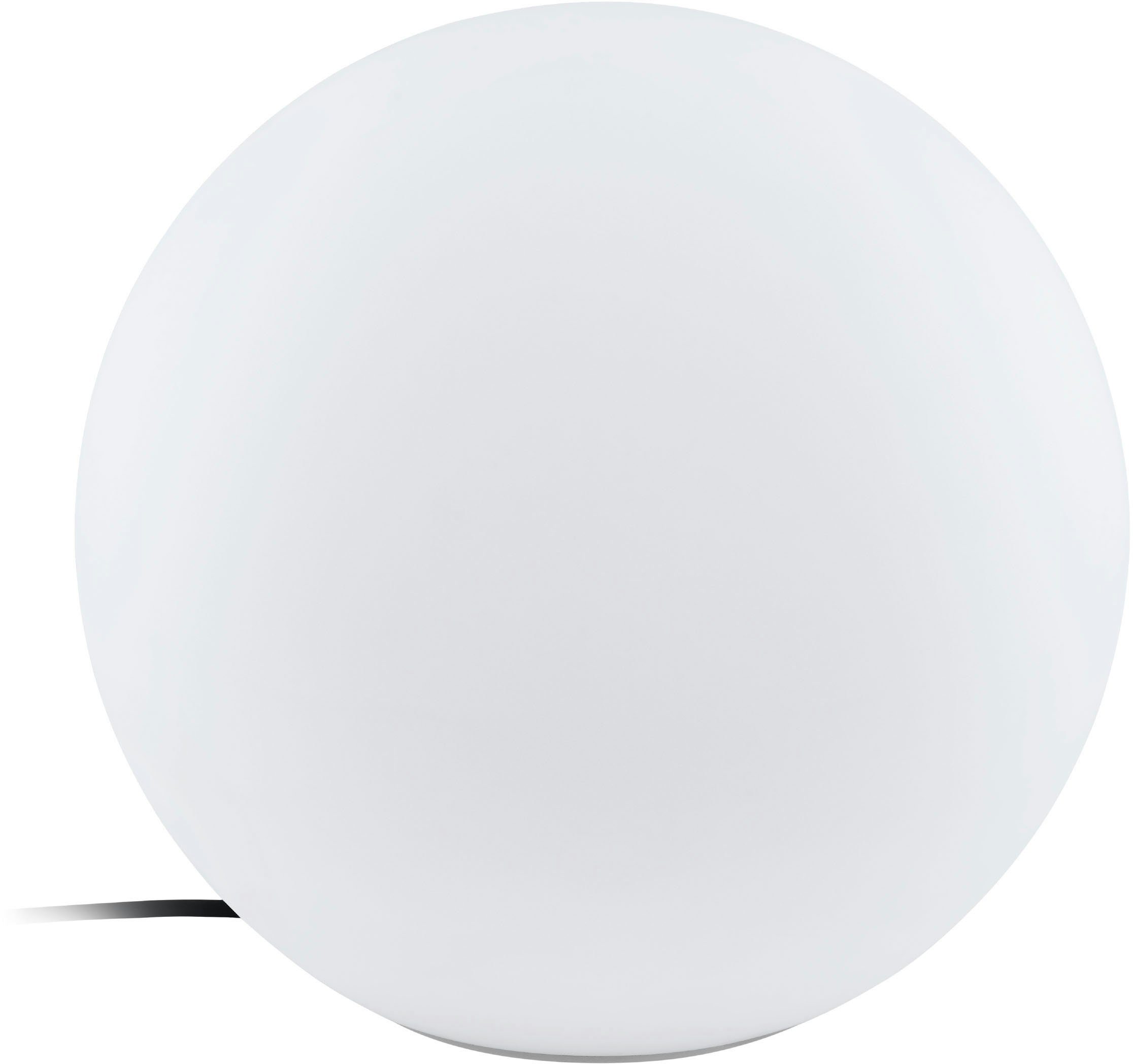 EGLO Stehlampe MONTEROLO-Z, Bluetooth, CCT - über Fernbedienung, Dimmfunktion, Ein-/Ausschalter, Farbsteuerung, Farbwechsel, Memoryfunktion, Nachtlichtfunktion, RGB, Smart Home, Weckerfunktion, dimmbar über Fernbedienung, mehrere Helligkeitsstufen, Leuchtmittel wechselbar, ohne Leuchtmittel, Stehleuchte in weiß aus Kunststoff - inkl. E27 - 1X9W