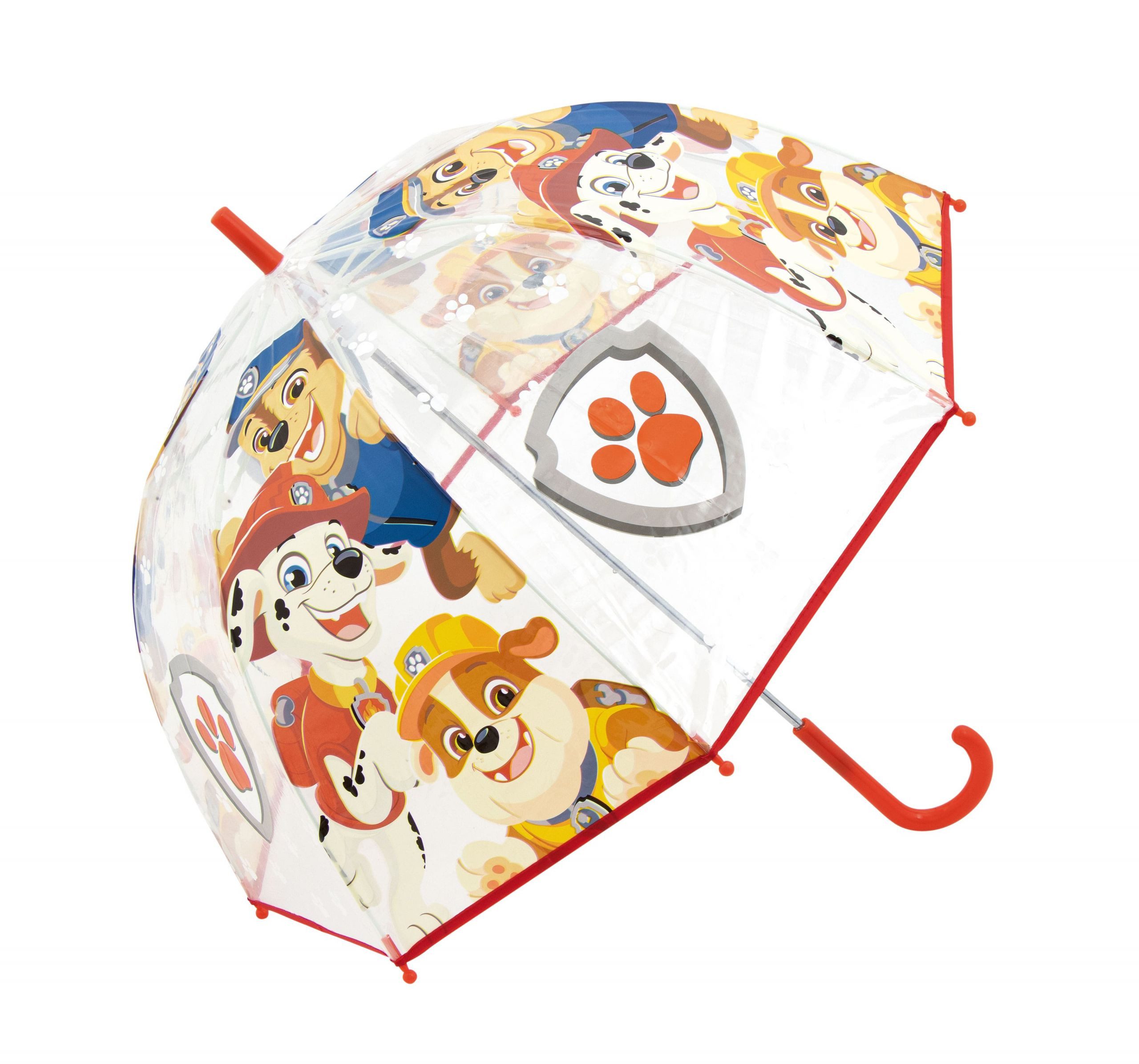 PAW PATROL Stockregenschirm Chase, Marshall & Rubble, Kinder Regenschirm Kuppelschirm Ø 68