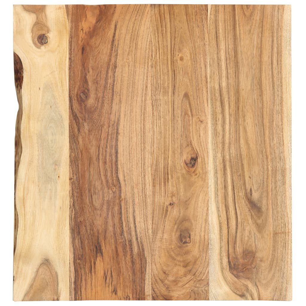 vidaXL Waschtisch 58 x 52 x 25 cm Badezimmer-Waschtischplatte Massivholz Akazie 58x55x2