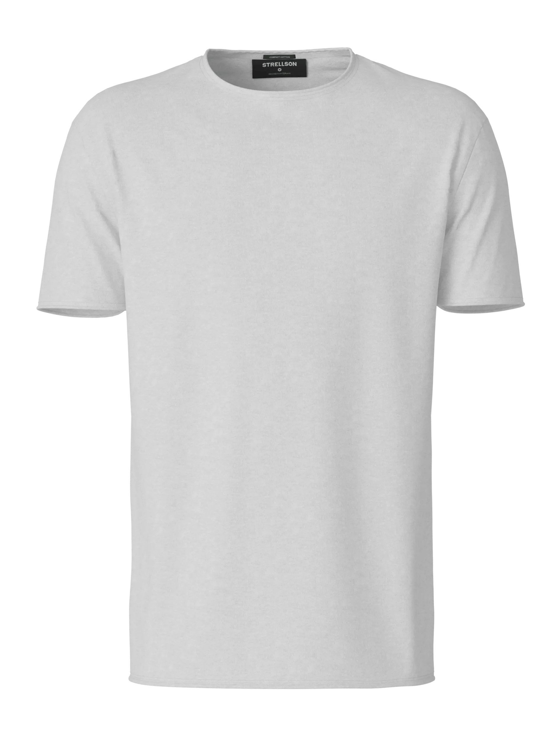 Strellson T-Shirt Tyler Saumabschluss mit offener Rollkante