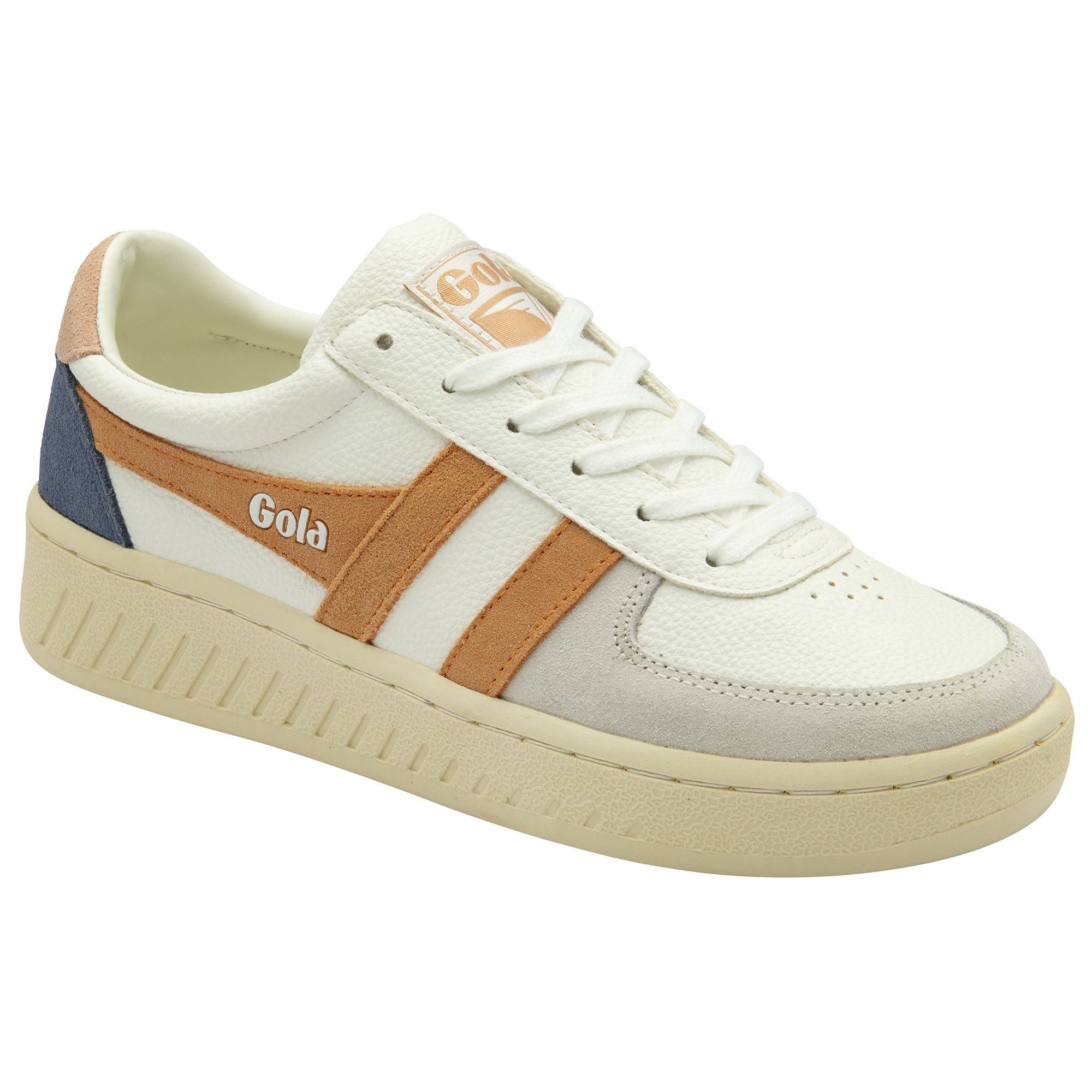 Gola Grandslam Trident weiss/beige/rosa Damen Sneaker