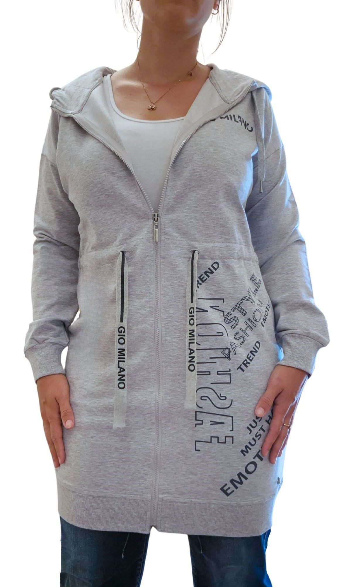 Gio Milano Langjacke G29-9105, mit Kapuze günstig online kaufen