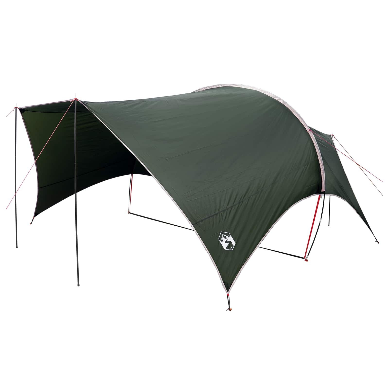 vidaXL Tarp-Zelt Camping Tarp Wasserfest Olivegrün 550 x 400 x 230 cm, (1 tlg)