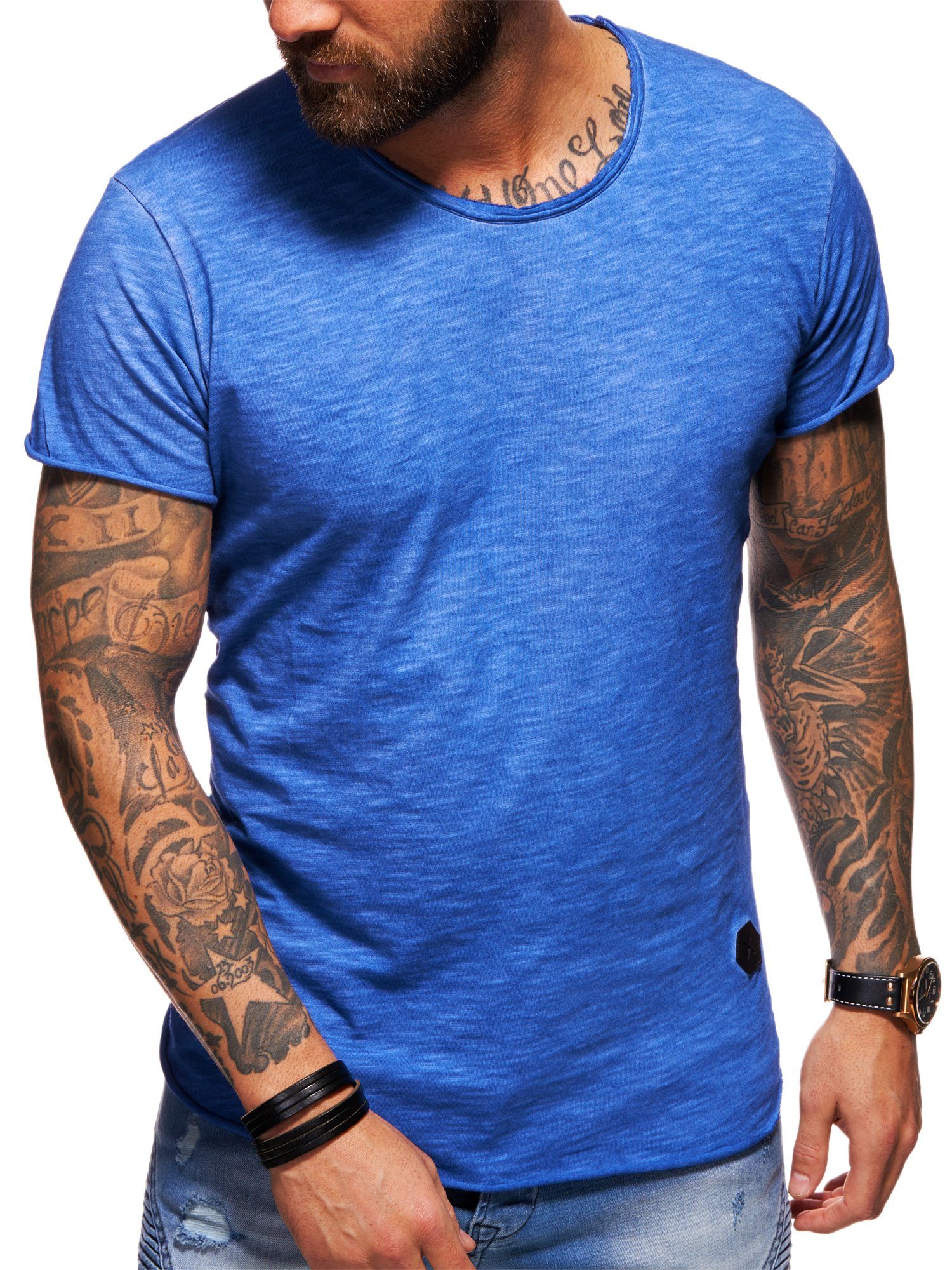 behype T-Shirt MSOHIO mit Rundhals-Ausschnitt Herren günstig online kaufen