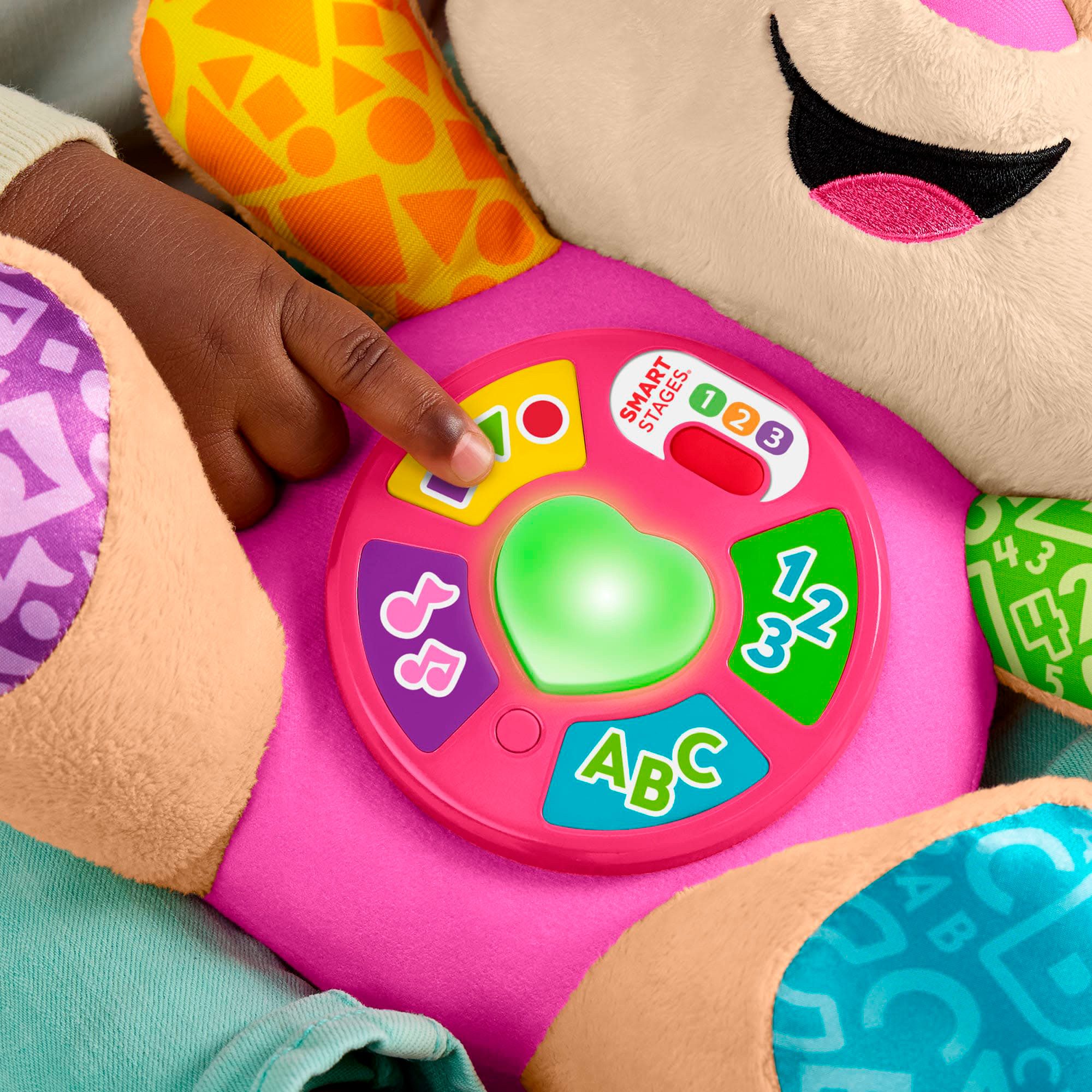 Fisher-Price® Kuscheltier Lernspaß Hund, mit Licht- und Soundeffekten