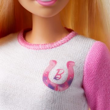 Barbie Anziehpuppe Reitspaß Spiel-Set Mattel GXD65 Puppen Barbie & Stacie mit Pferd