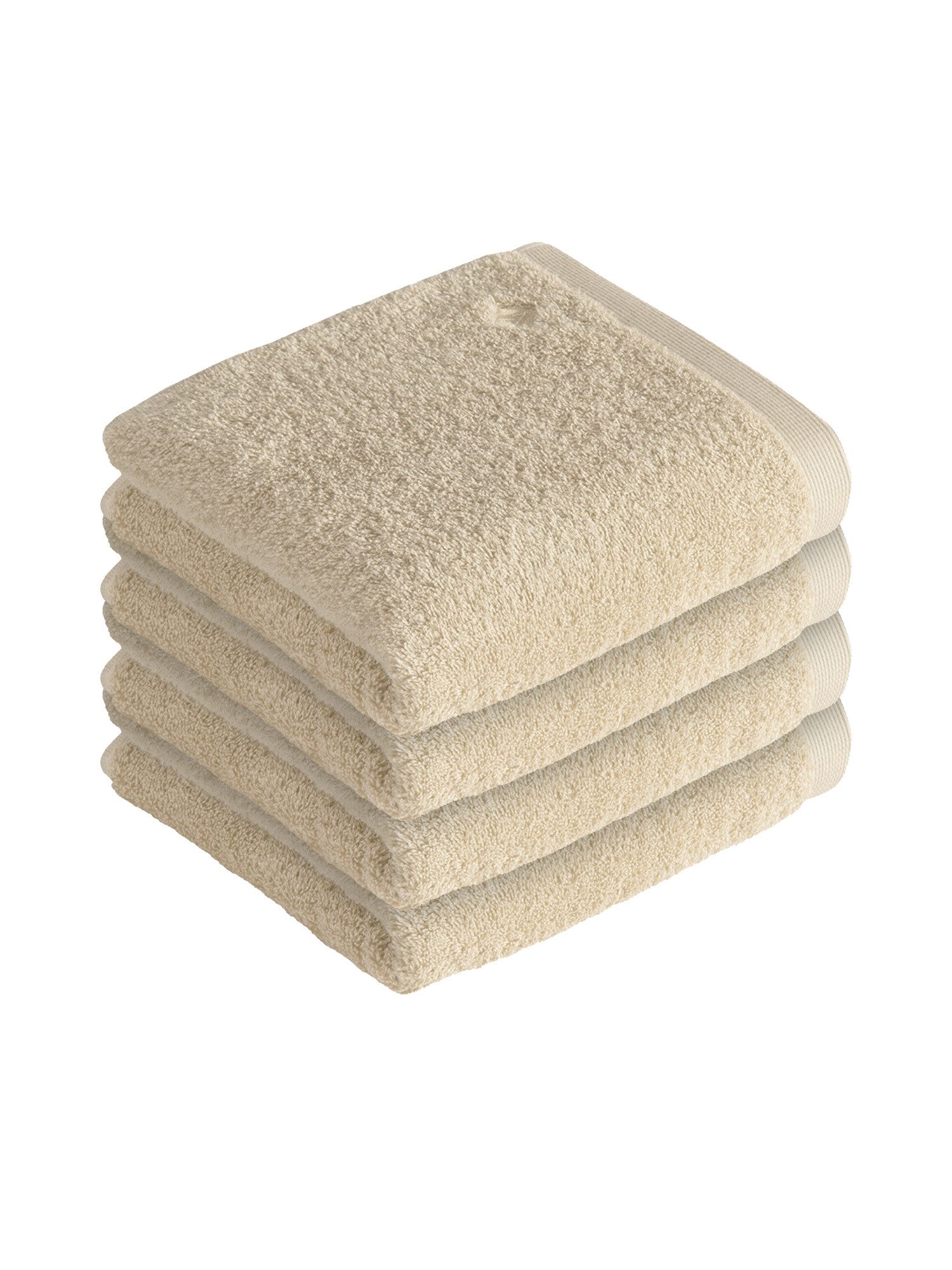 Vossen Handtücher 4er Pack Handtuch 50 x 100 cm High Line, Webfrottier (Spar-Set, 4-St)
