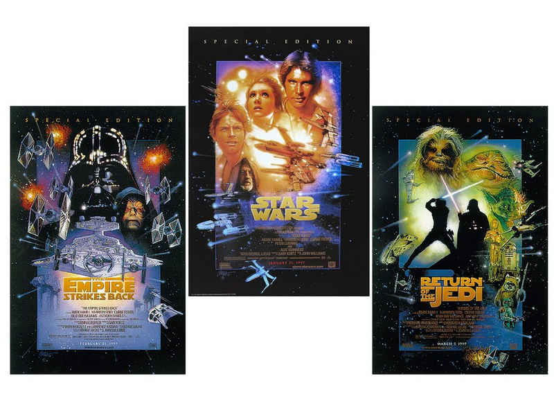 Star Wars Poster Star Wars Posterset Filmplakat Episode 4 - 6 Special Edition