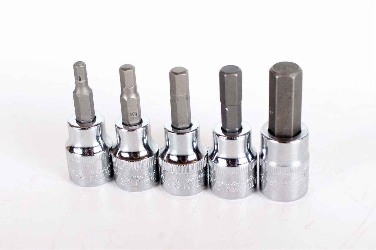 Saltus Stecknuss SALTUS 3/8\ Innensechskant-Set 5 teilig 4-10 mm 5121 Stecknuss S…