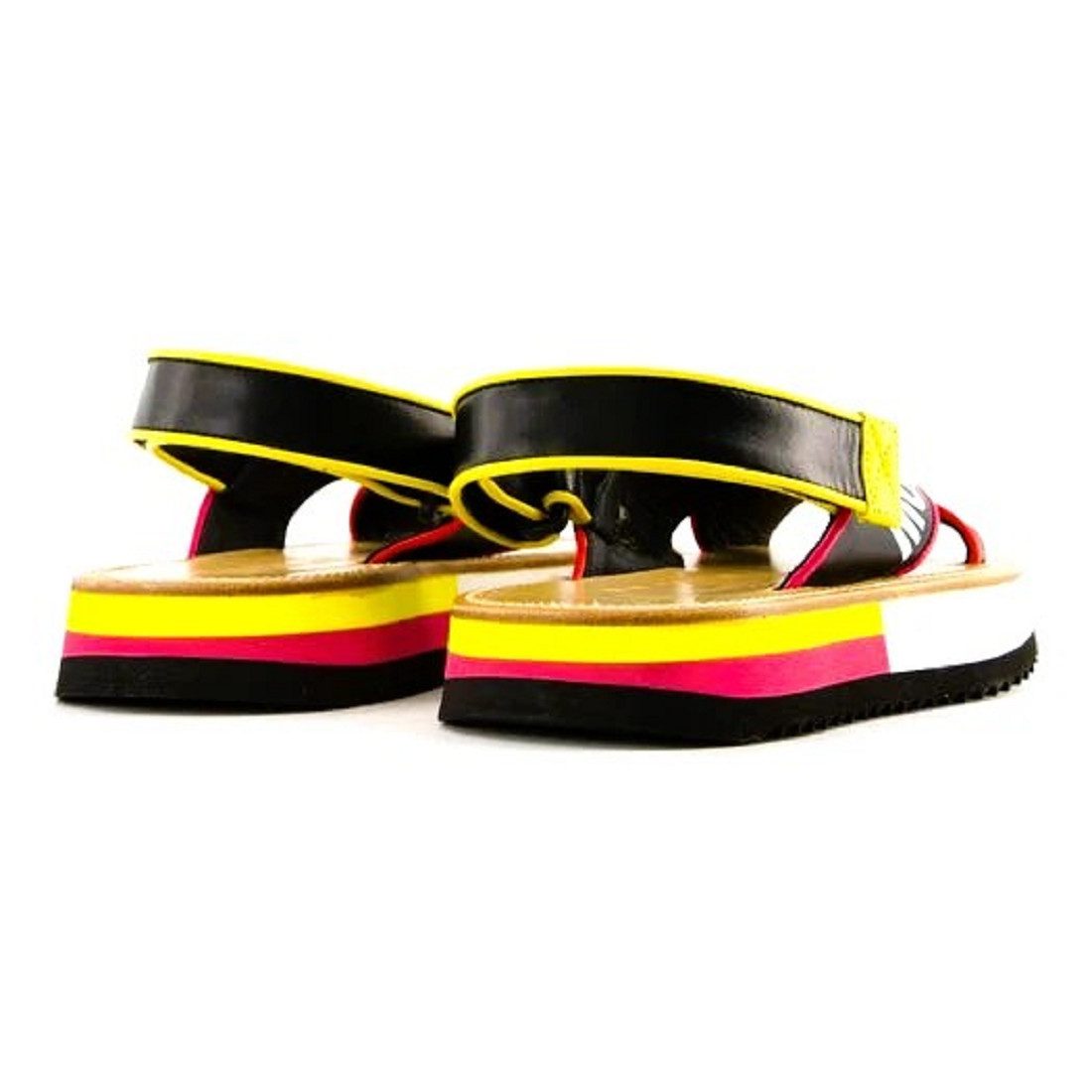 Moschino MOSCHINO SANDAL LOD. RO MZ9/35 VITTELO MULTICOLOURS SANDALEN Sandale Klettverschluss