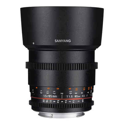 Samyang MF 85mm T1,5 Video DSLR II Canon EF Teleobjektiv