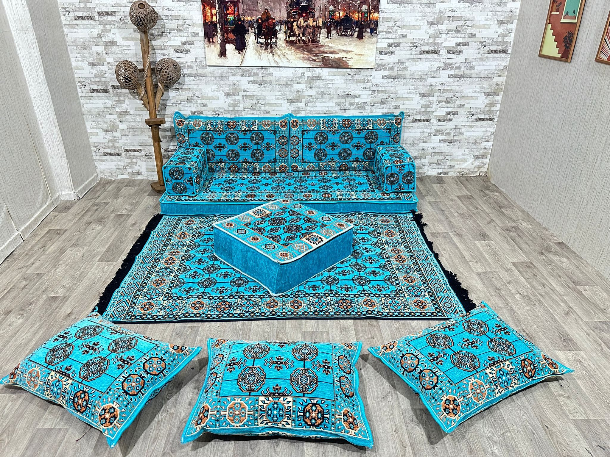 Sofa Orientalische Möbel, Palettensofa, Orientalische Sitzecke, Sitzkissen