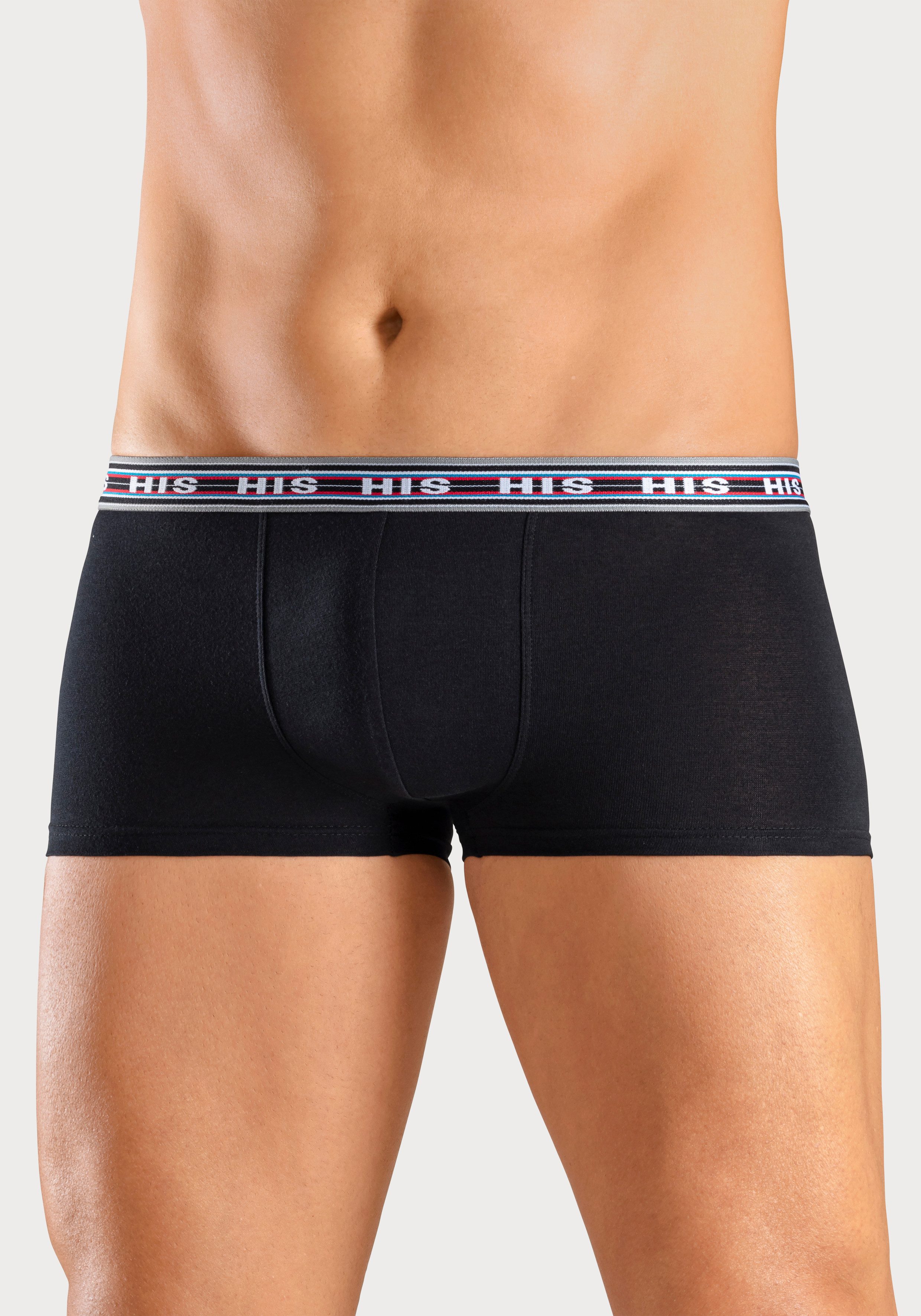 H.I.S Hipster (Packung, 5-St) knapp sitzende Boxershorts aus Baumwoll-Stretch