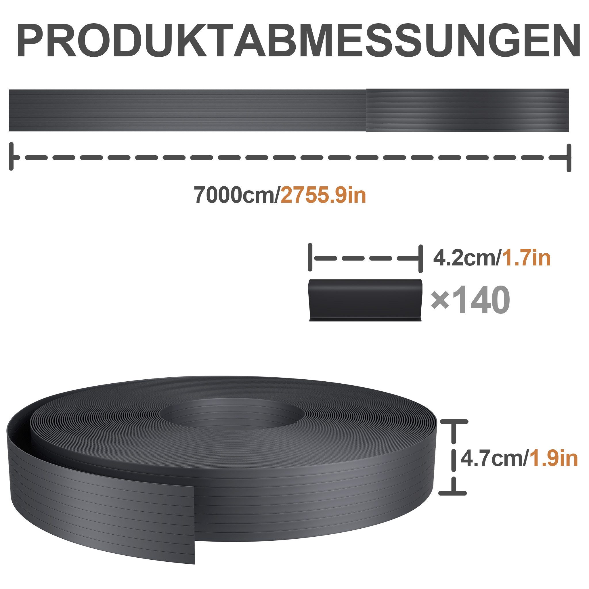 FIVMEN Sichtschutzstreifen PVC Zaunsichtschutz Rolle für Stabmattenzaun Windschutz, Blickdicht & UV-beständig für Garten Balkon Terrasse