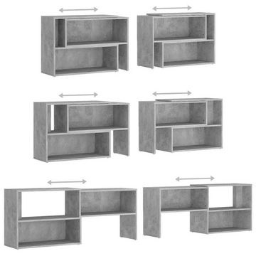 furnicato TV-Schrank Betongrau 149x30x52 cm Holzwerkstoff