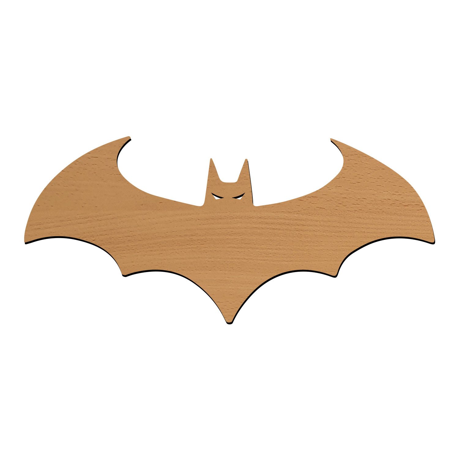 Namofactur LED Nachtlicht Fledermaus Nachtlicht Kinder Wandlampe Kinderzimmer I MDF Holz, LED fest integriert, Warmweiß