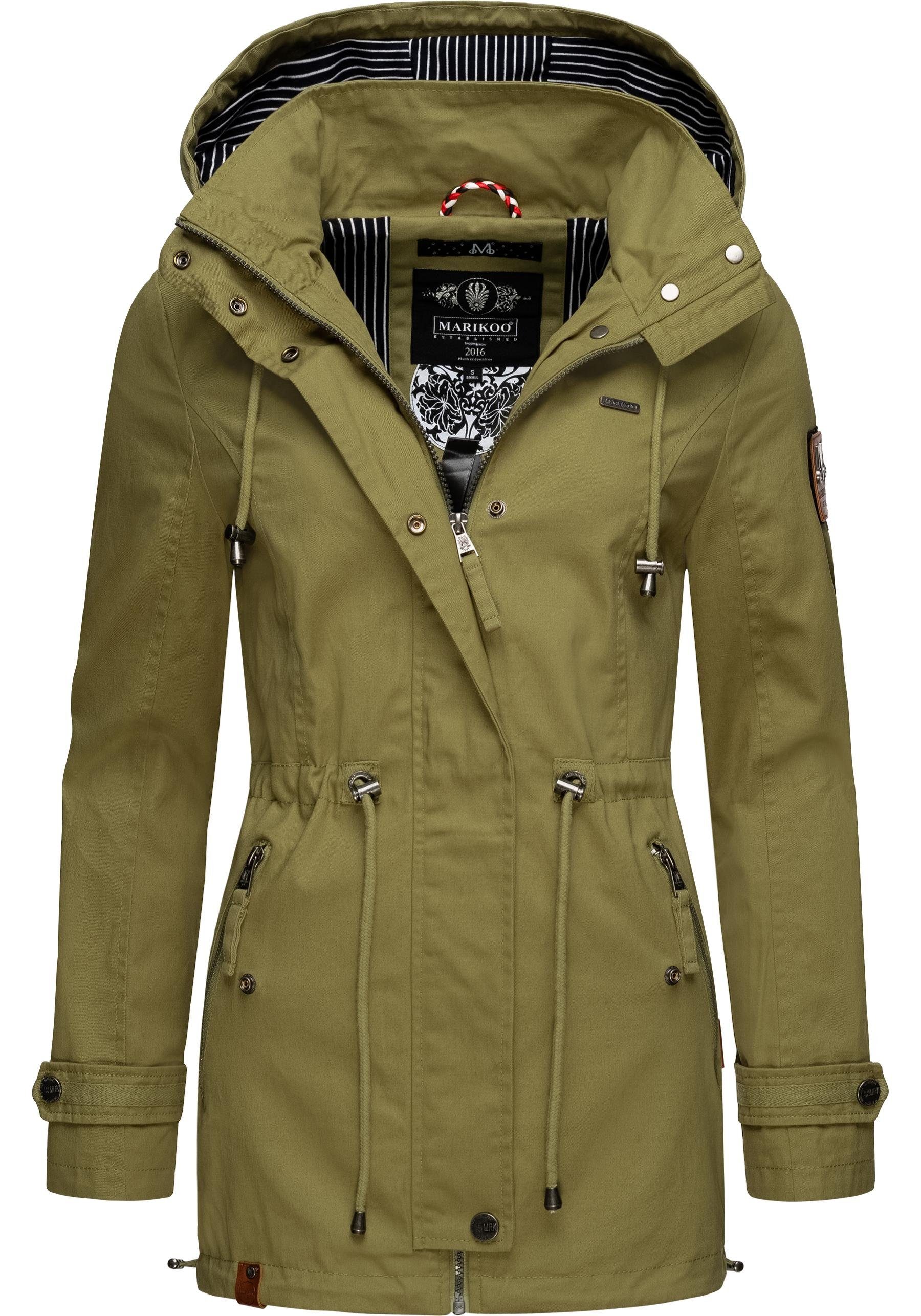 Marikoo Outdoorjacke Nyokoo modische Baumwoll Übergangsjacke günstig online kaufen