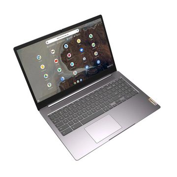 Lenovo IdeaPad 3 82N40017GE - 4 GB RAM - 64 GB Festplatte - Google Chrome OS Chromebook (39,60 cm/15.6 Zoll, Intel Celeron N4500, UHD Graphics, Kamerabdeckung, Integrierter Virenschutz, WiFi 6, USB 3.2)