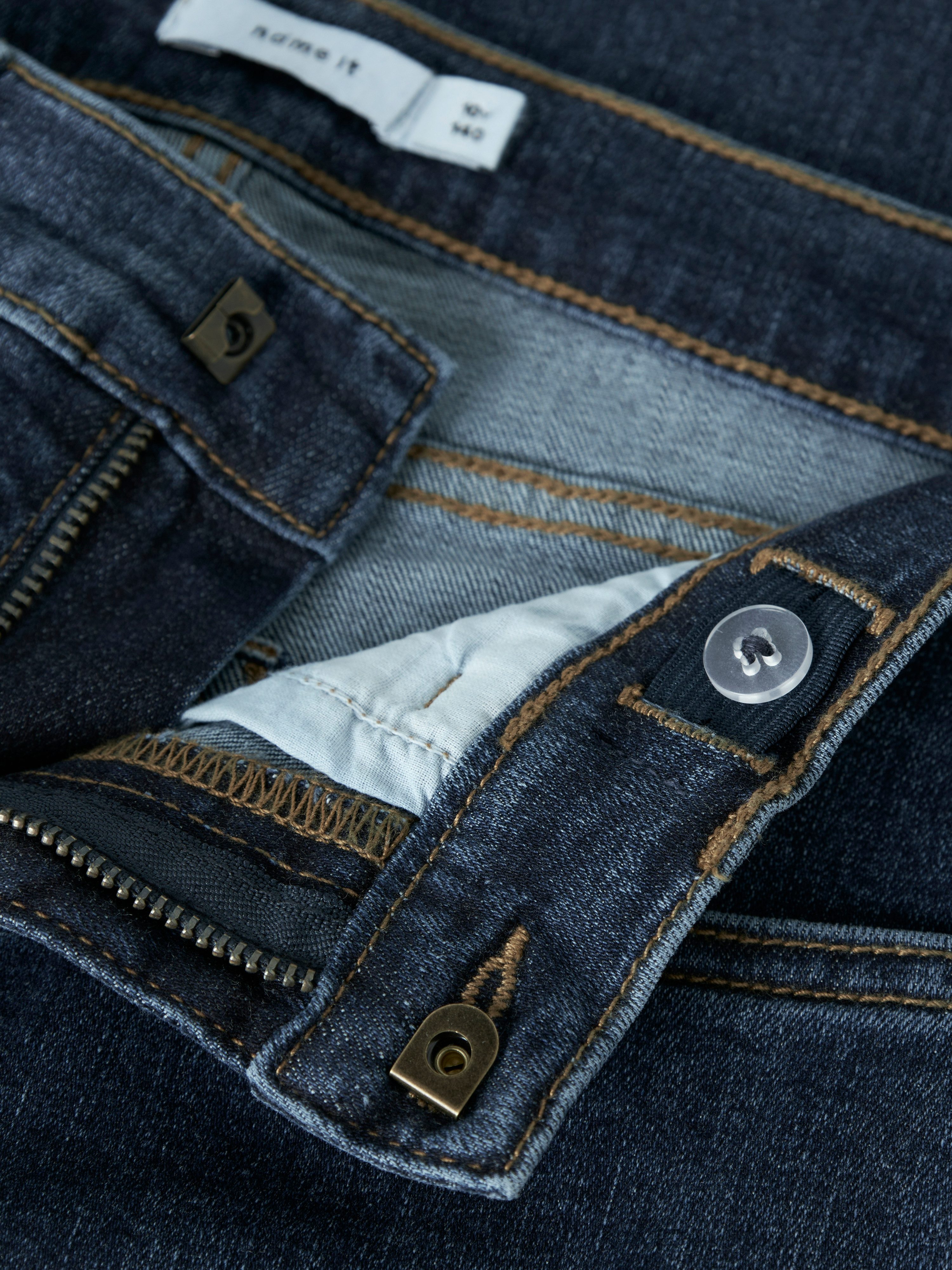Name It Weite Jeans NKFROSE WIDE JEANS 8809-MD TB Baumwollmischung, regular fit – Bild 3 von 4