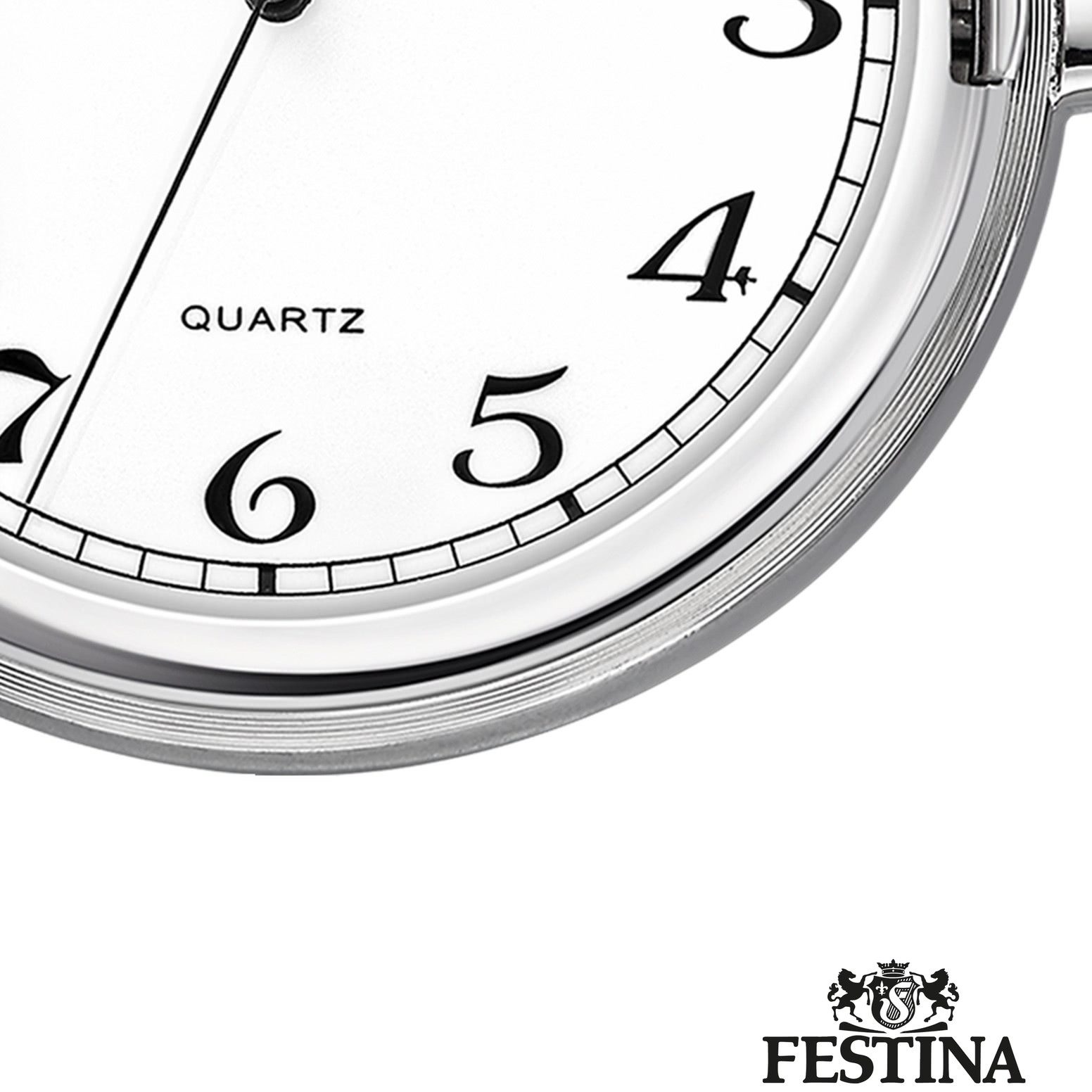 Festina Taschenuhr Festina Taschenuhr mit TU Kette F2022/1, (Analoguhr), Herren Taschenuhr rund, groß (ca. 49mm), Edelstahlgehäuse, Elegant