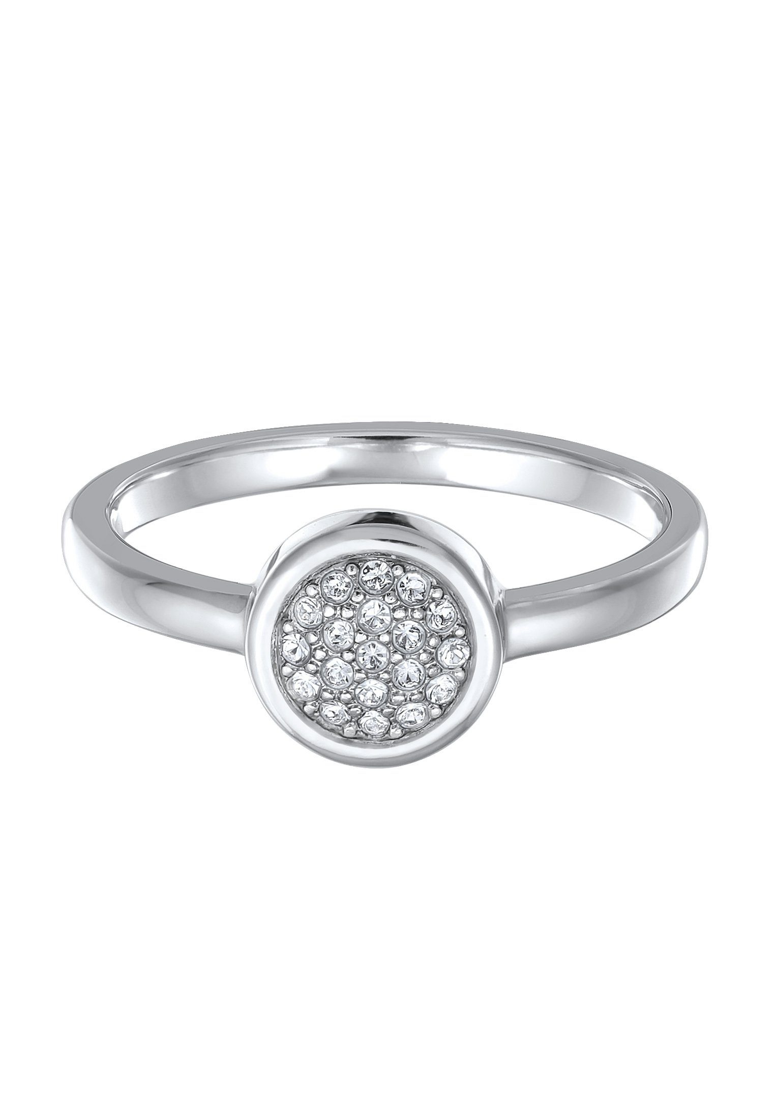 Elli Ring-Set Kristalle Elegant Solitäre Silberfarben günstig online kaufen