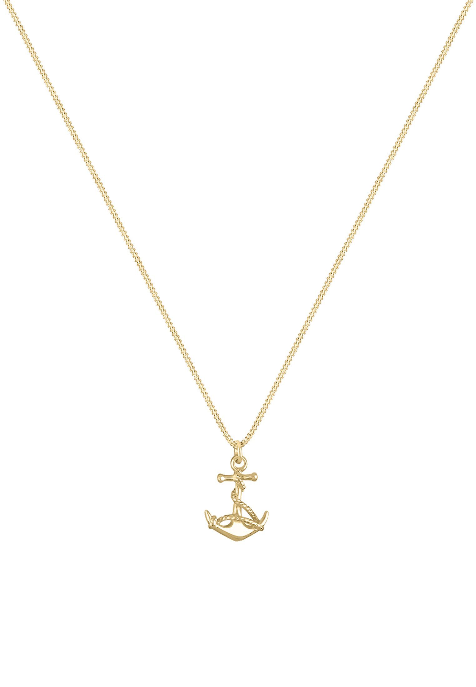 Elli Kette mit Anhänger Anker Anhänger Maritim 925 Silber, Anker günstig online kaufen