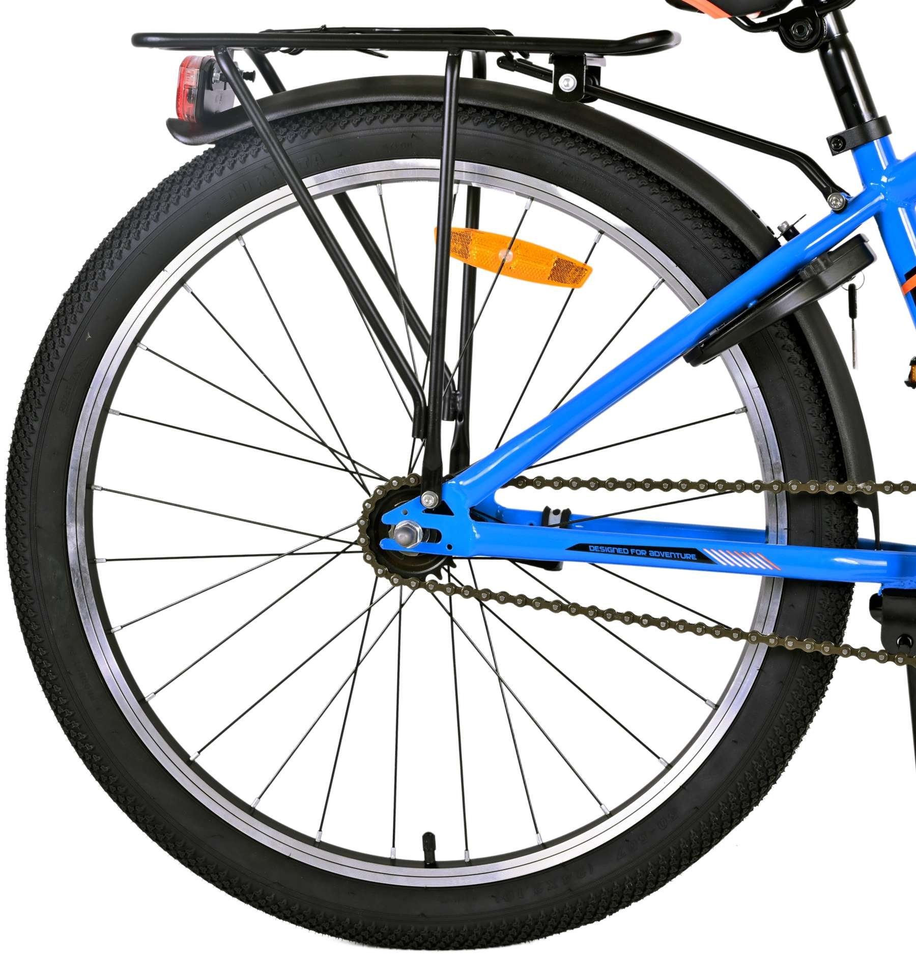 Volare Kinderfahrrad - Cross - Jungen - 26/ 24/20 Zoll- bis 115 kg - Rücktrittbremse, 85% zusammengebaut, 8 - 12 Jahre, Aluminiumfelgen