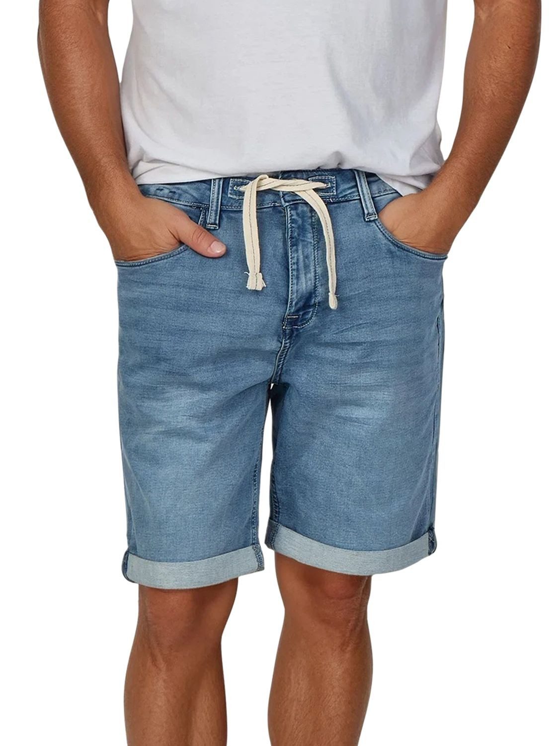 riverso Jeansshorts Herren Shorts RIVPaul Regular Fit Bermudashorts mit Stretch