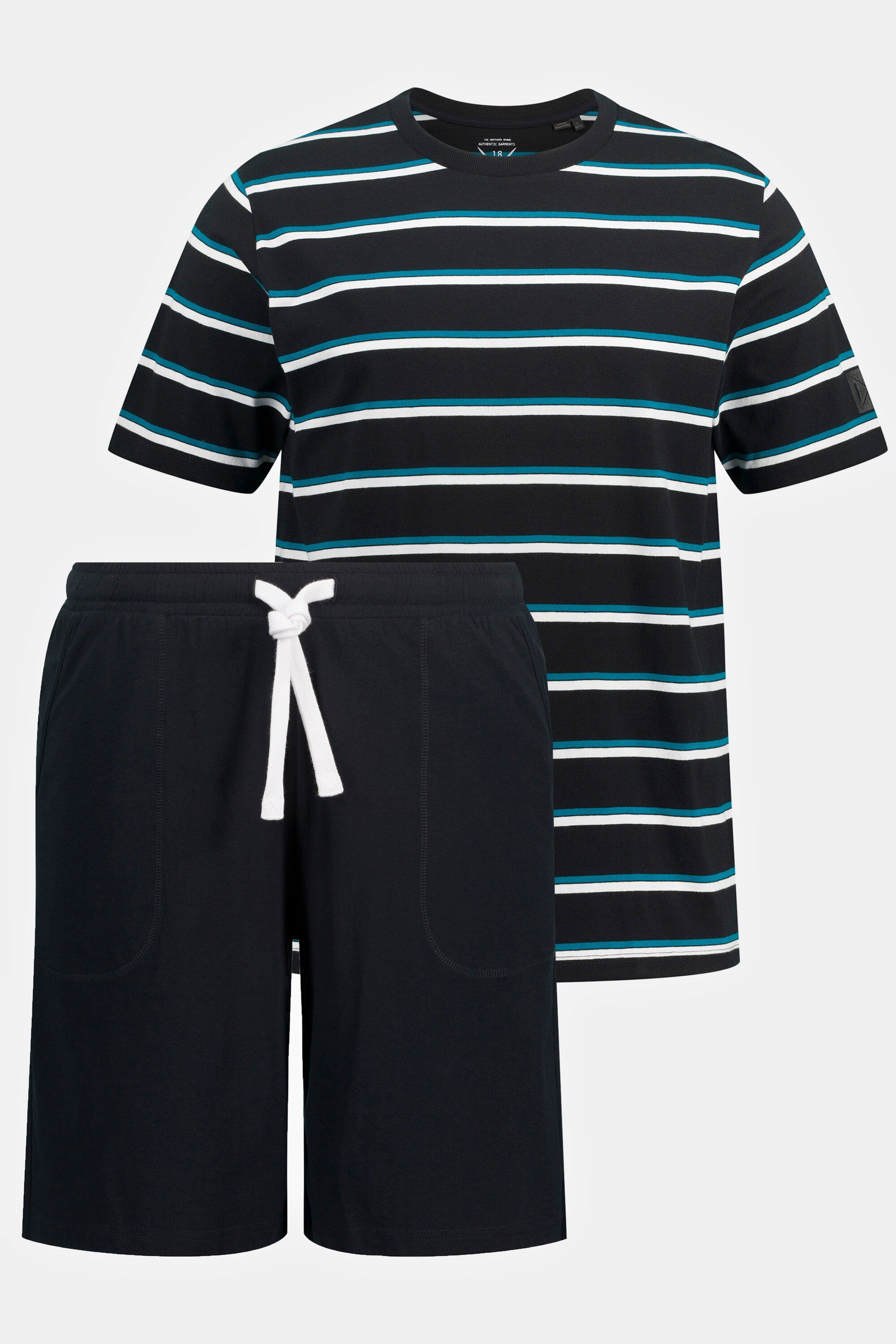 JP1880 Schlafanzug Schlafanzug Homewear kurzer Shorts Zweiteiler