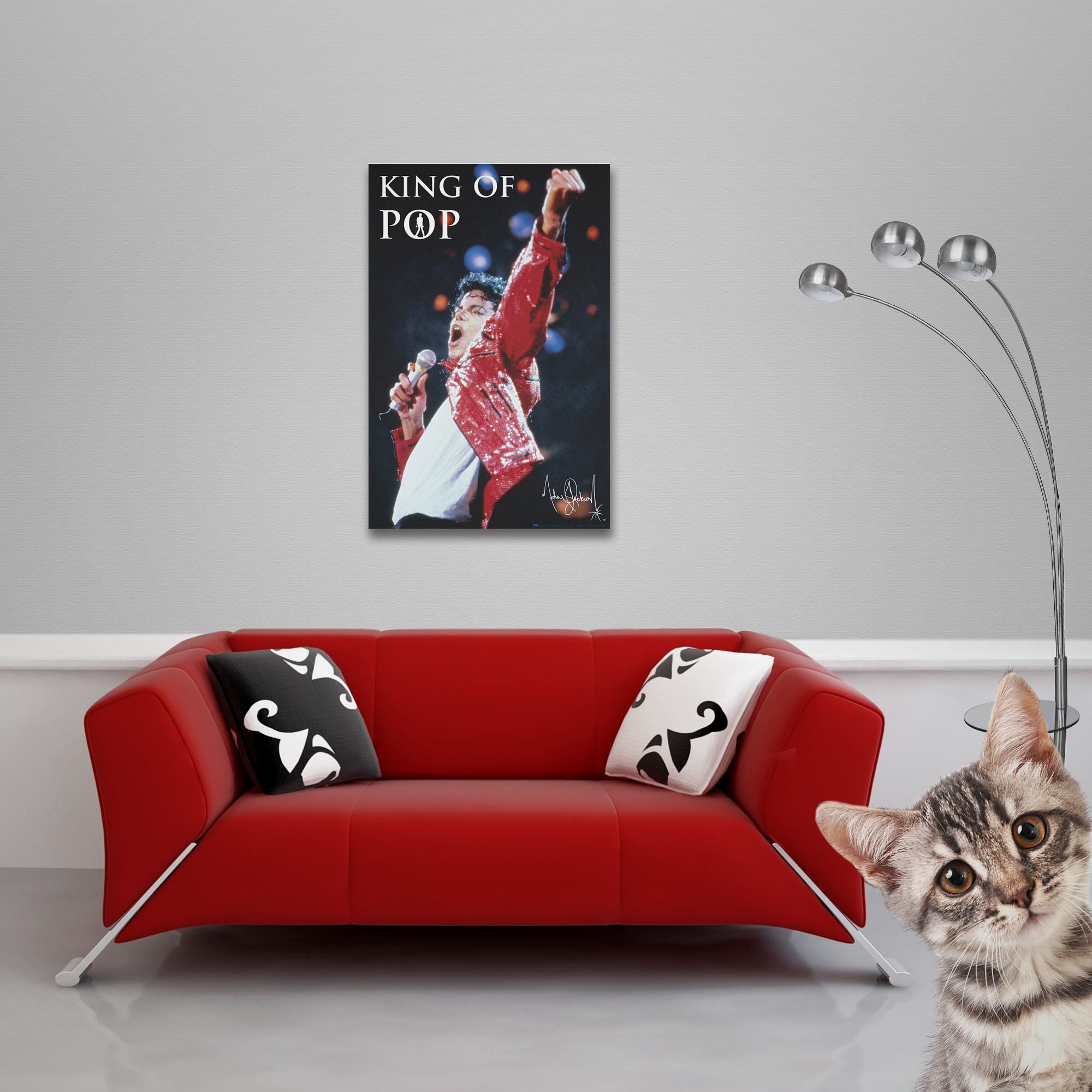 Poster MB 113 - Michael Jackson - King of Pop - Poster 61x91,5 cm – Bild 2 von 5