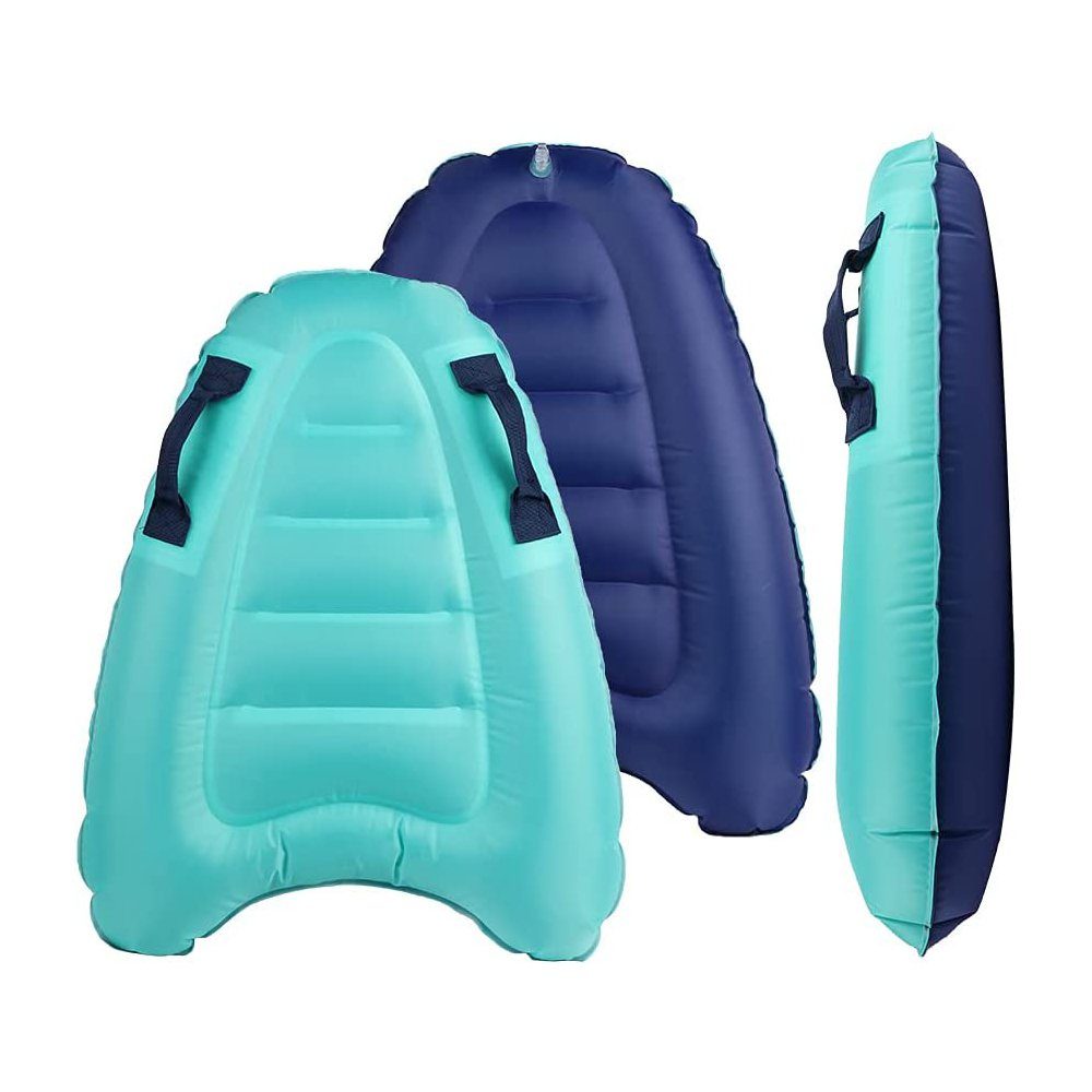 KAHOO Inflatable SUP-Board Aufblasbares Bodyboard, 52x14x70cm, Schwimmhilfe, 2er Set