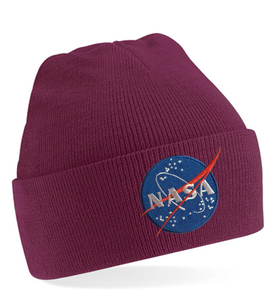 Blondie & Brownie Beanie NASA – Stylische Mütze mit Logo, Perfekt für Weltraum-Fans