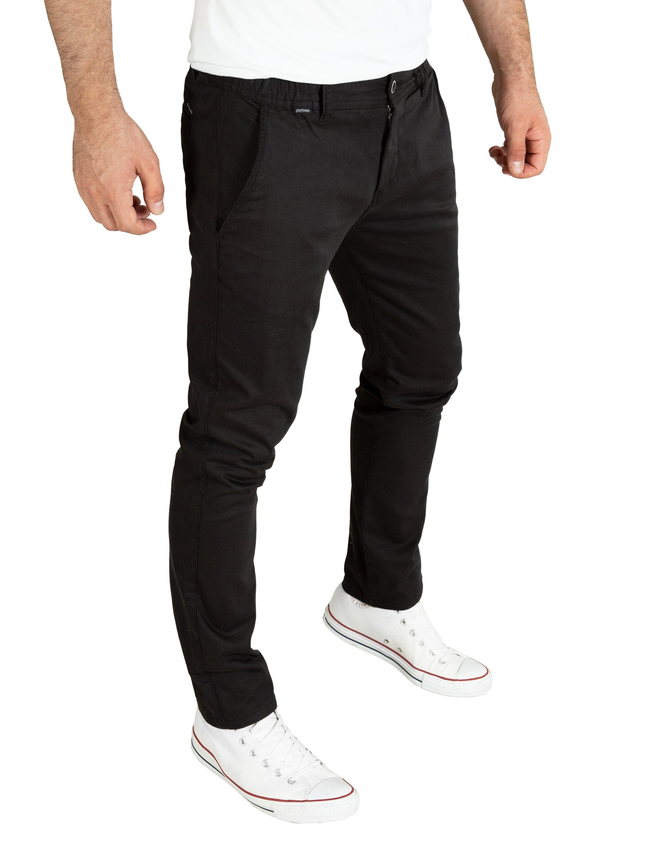Pittman Chinohose Andrew moderne Chinohose mit Stretchanteil