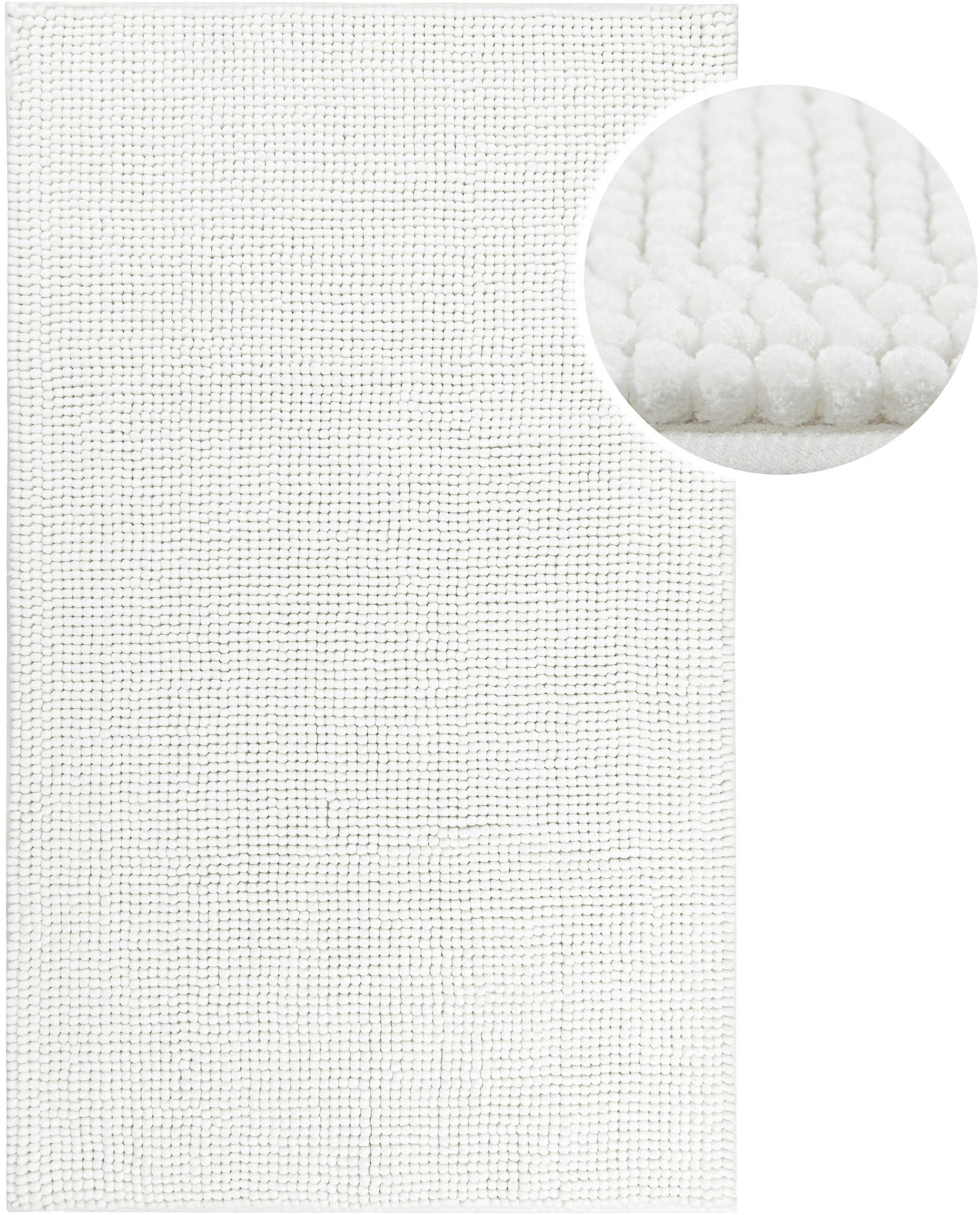 Wecon home Basics Badematte Balu, Höhe 14 mm, Polyester, rechteckig, Chenil günstig online kaufen