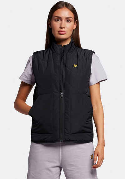 Lyle & Scott Steppjacke mit Logostickerei auf der Brust