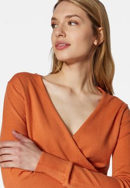 Mavi V-Ausschnitt-Pullover V NECK SWEATER Wickeloberteil