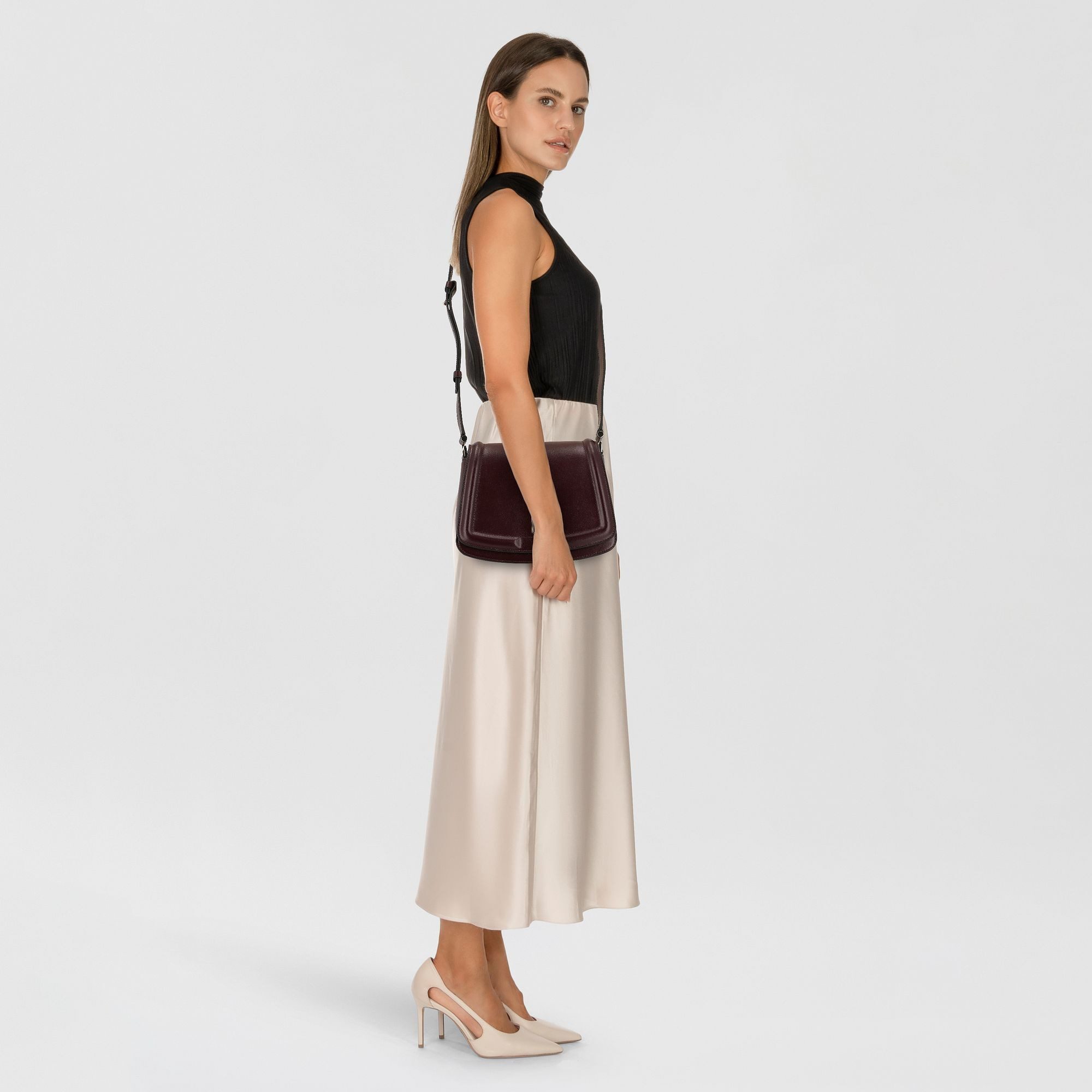 BOSS Umhängetasche Ariell, Leder