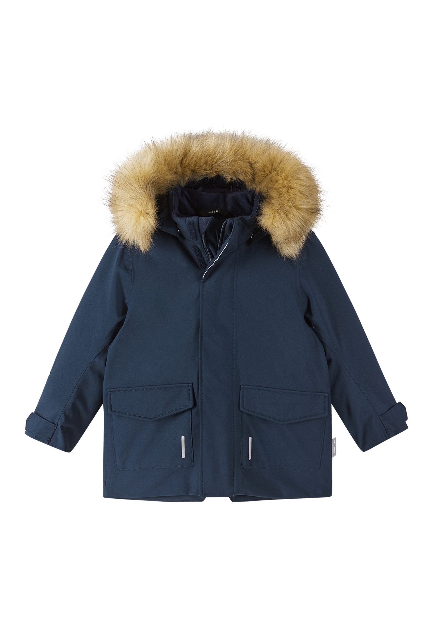 reima Winterjacke MUTKA ReimaTec Winterjacke recyceltes Material, mit abnehmbarer, verstellbarer Kapuze