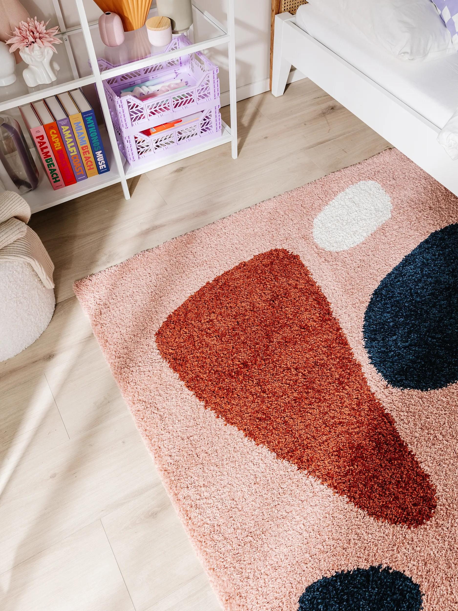 benuta Hochflor-Teppich Louise, rechteckig, Höhe: 21 mm, Teppich Wohn-, Ess- und Schlafzimmer, Flur, Kunstfaser, Gemütlich