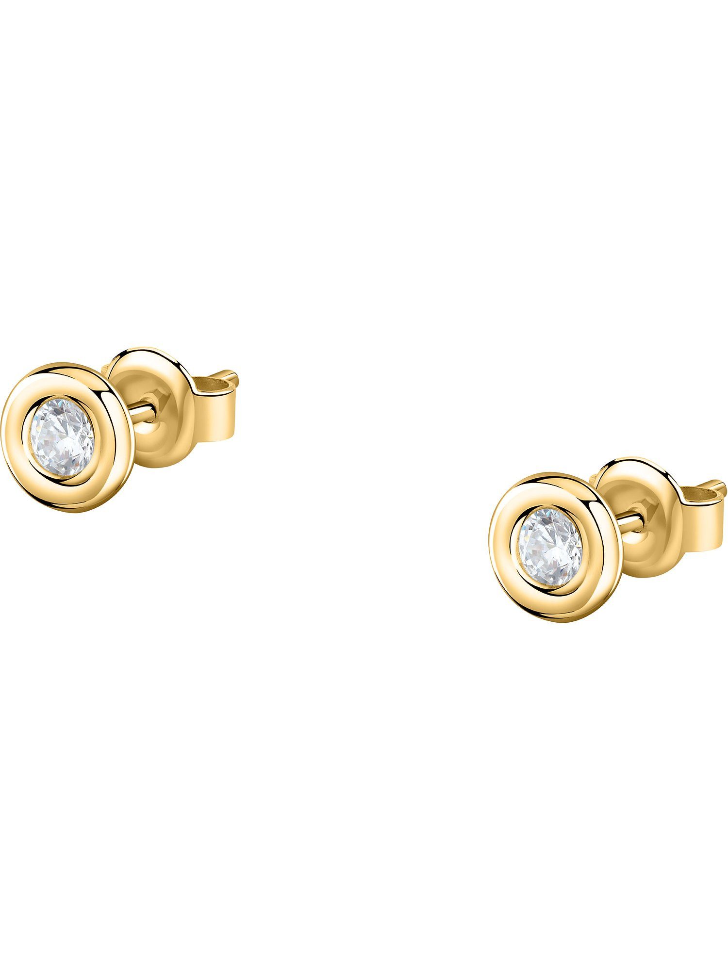 Paar Ohrstecker Live Diamond Damen-Ohrstecker 2 Diamant, Lab Grown