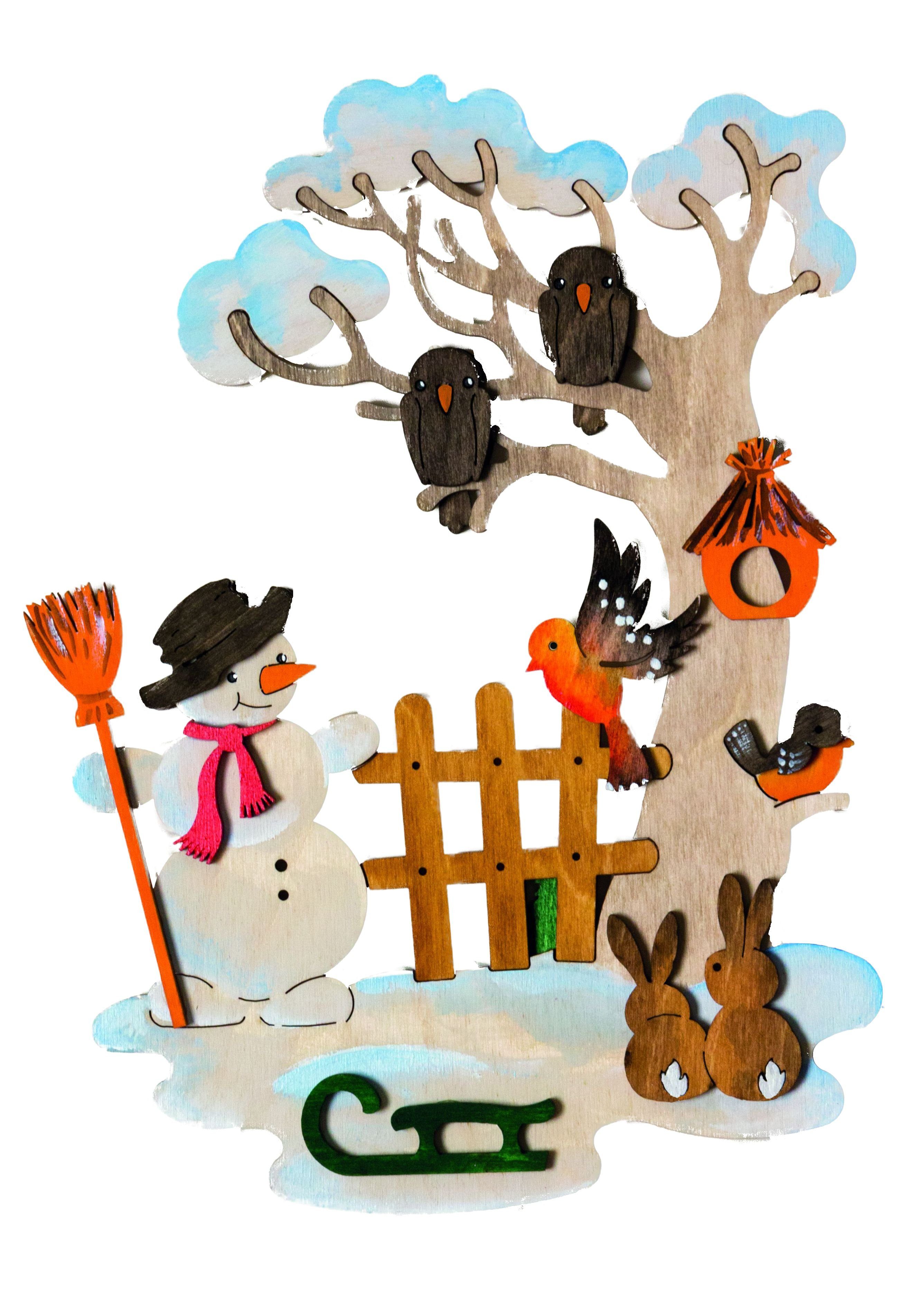 Kuhnert Kreativset Fensterbild Winter - Dekoration günstig online kaufen