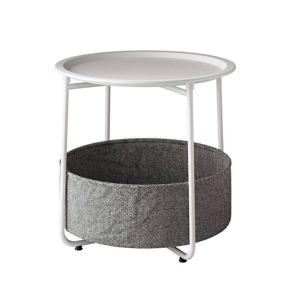 Vicco Couchtisch Liva, Weiß, 47 x 50 cm günstig online kaufen