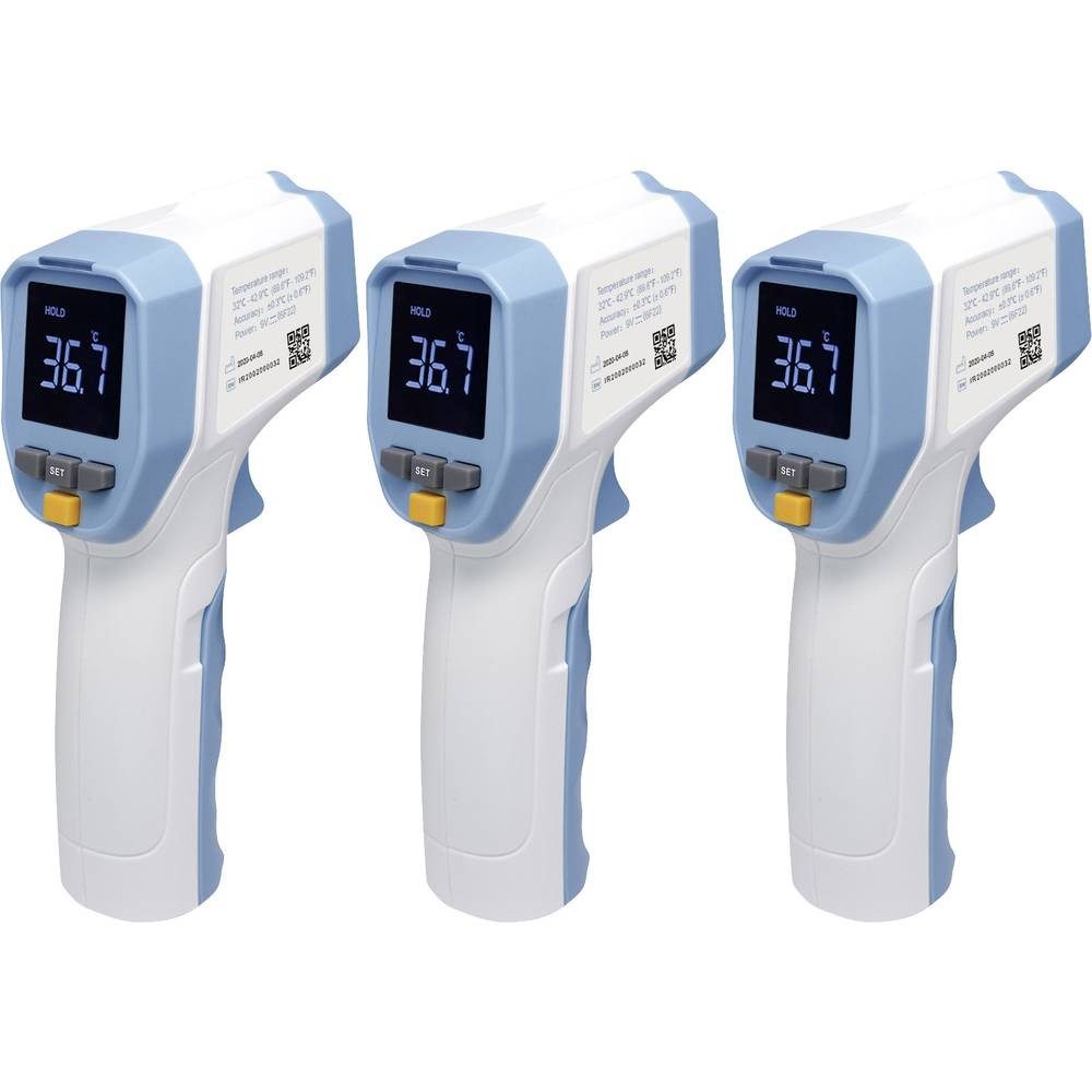 Infrarot-Thermometer IR-Thermometer 3 St