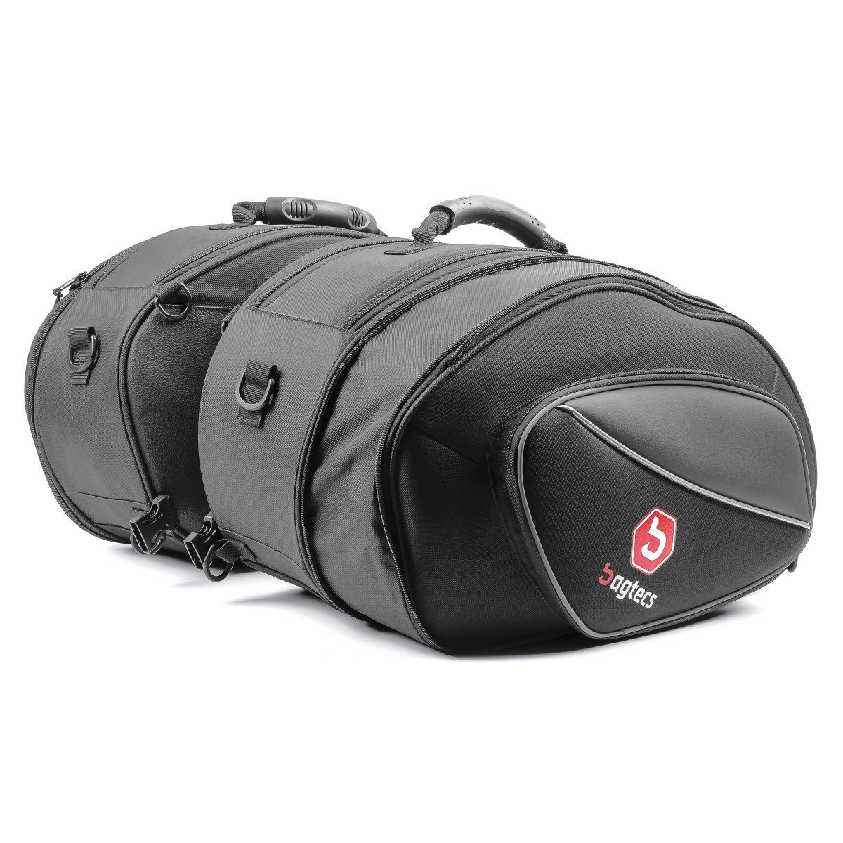 Bagtecs Reisetasche Satteltaschen Motorrad Seitentaschen Paar # SP3 36-60L schwarz