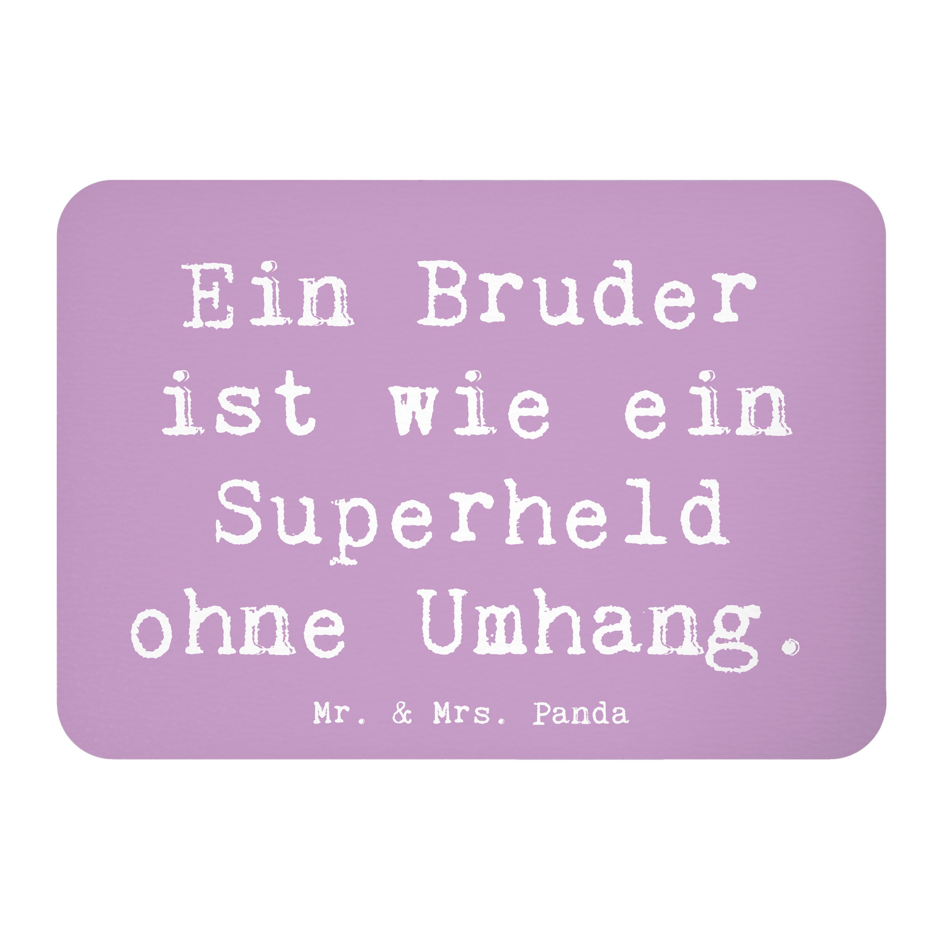 Magnet Spruch Bruder Superheld - Lavendeltraum - Geschenk, einzigartig, Kühl