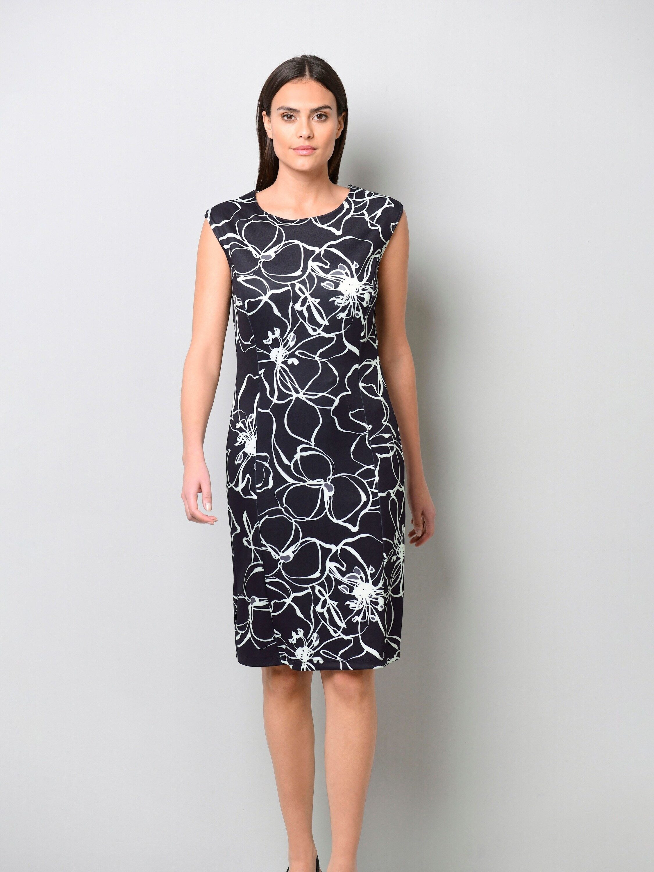 Alba Moda Jerseykleid Jerseykleid in floralem Dessin