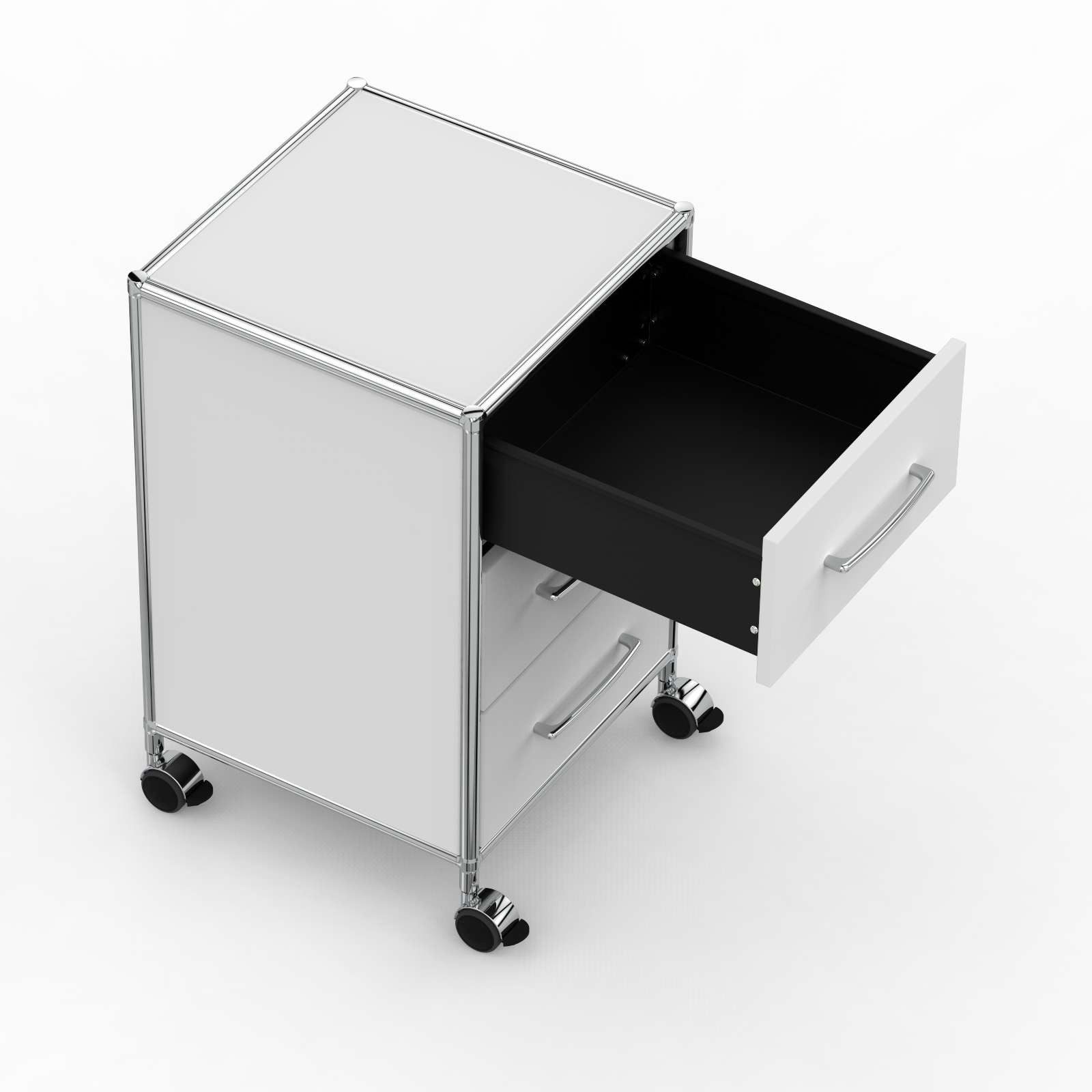 Versee Rollcontainer Büro Rollcontainer – 40 cm, 3 Schubladen, Farbauswahl, (Schubladencontainer für Büro und Home-Office, 1 Rollcontainer), robust & kratzfest, 50kg belastbar