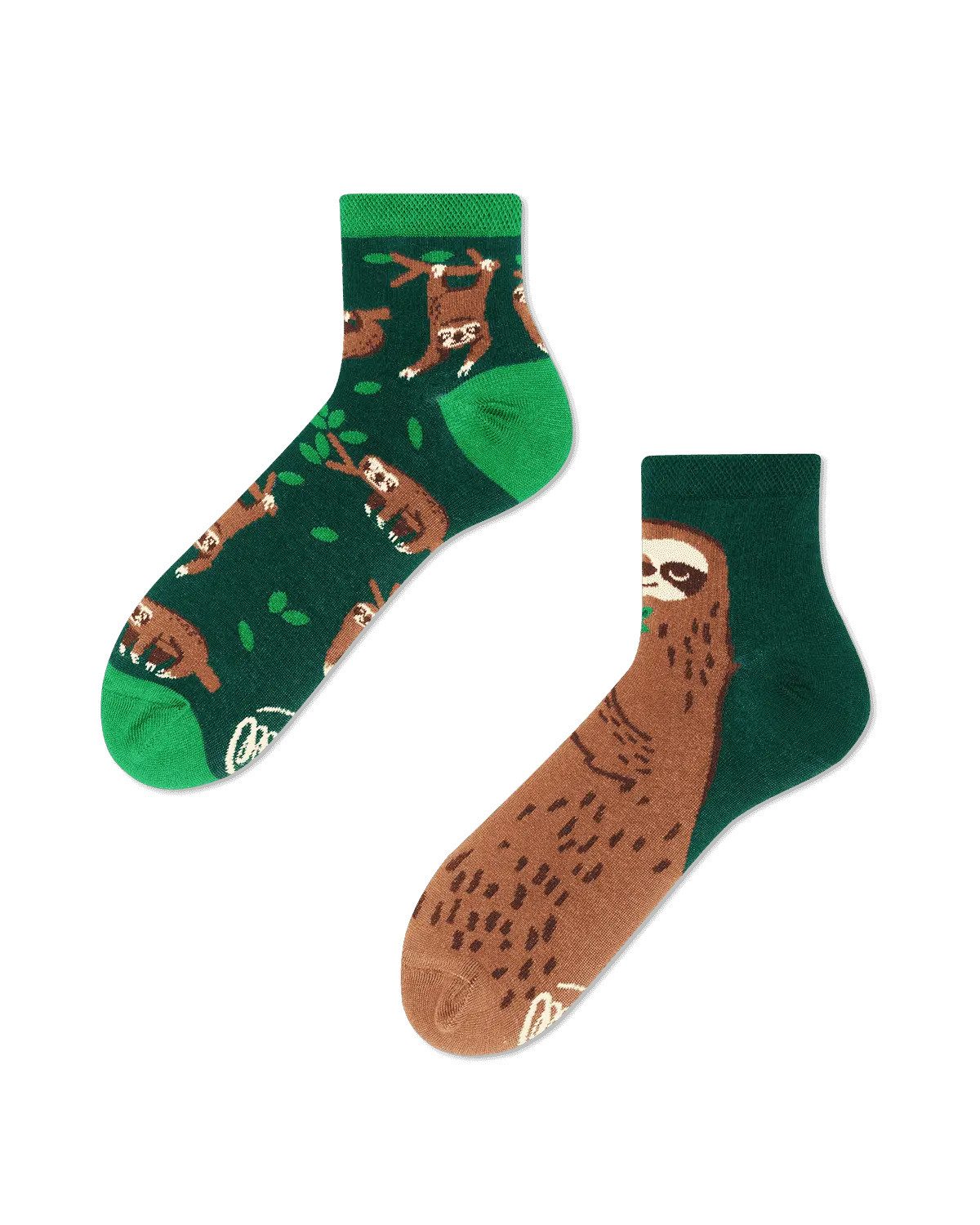 Many Mornings Sneakersocken Many Mornings Quarters Sloth Life (1 Paar, 1-Paar, 1 Paar) immer ein dismatching Paar