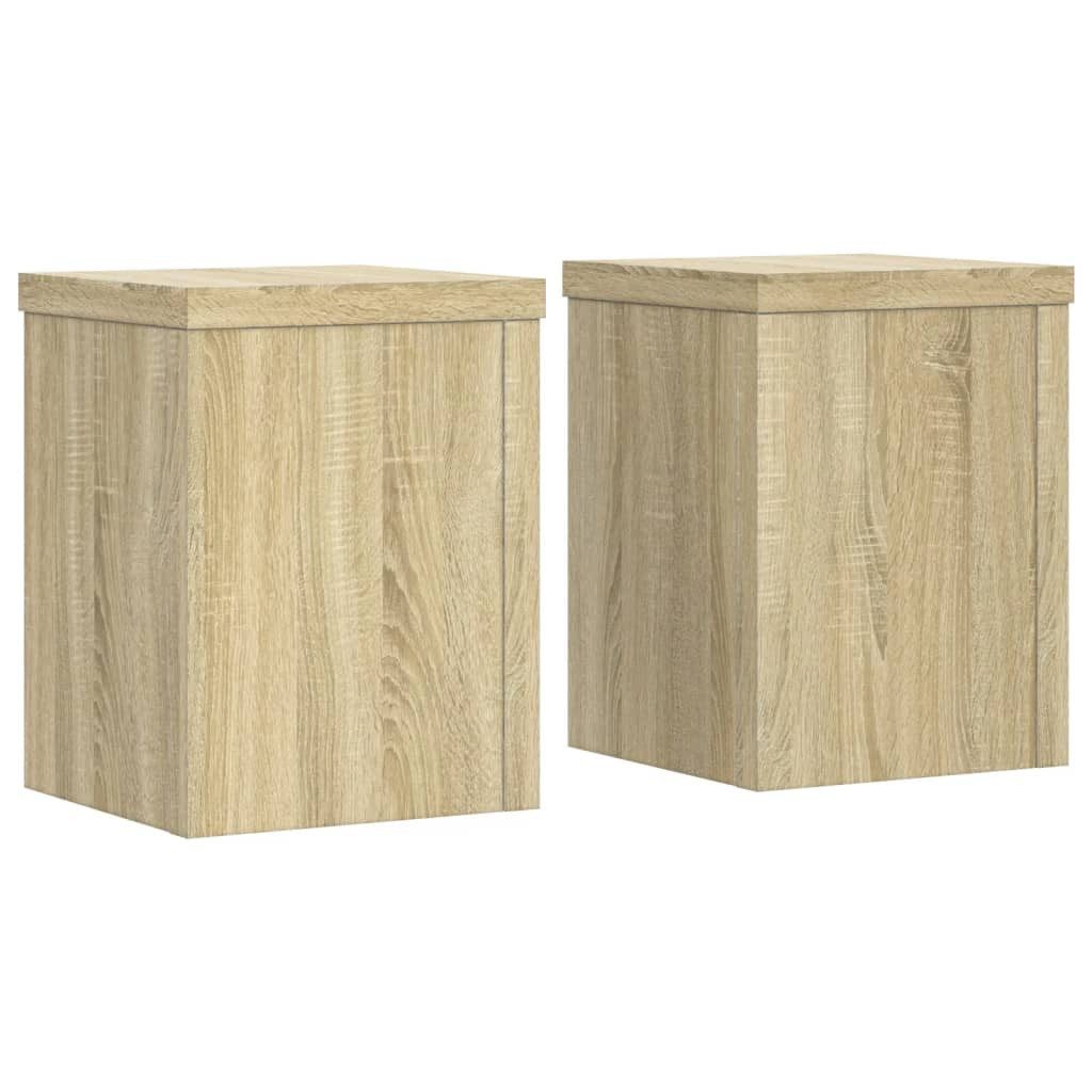 vidaXL Blumenständer Pflanzenständer 2 Stk. Sonoma-Eiche günstig online kaufen