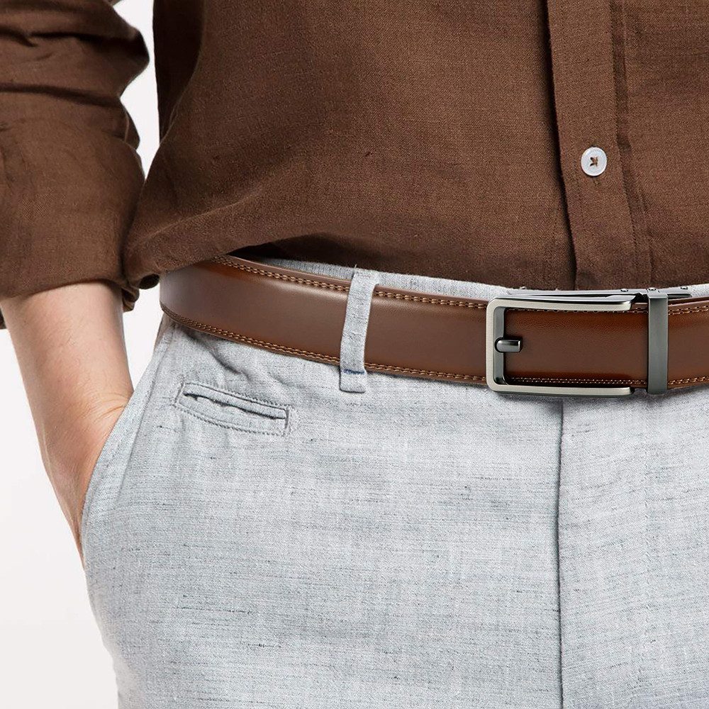 Coonoor Ledergürtel Gürtel Herren,Jeans-Gürtel, verstellbarer Herren-Gürtel günstig online kaufen